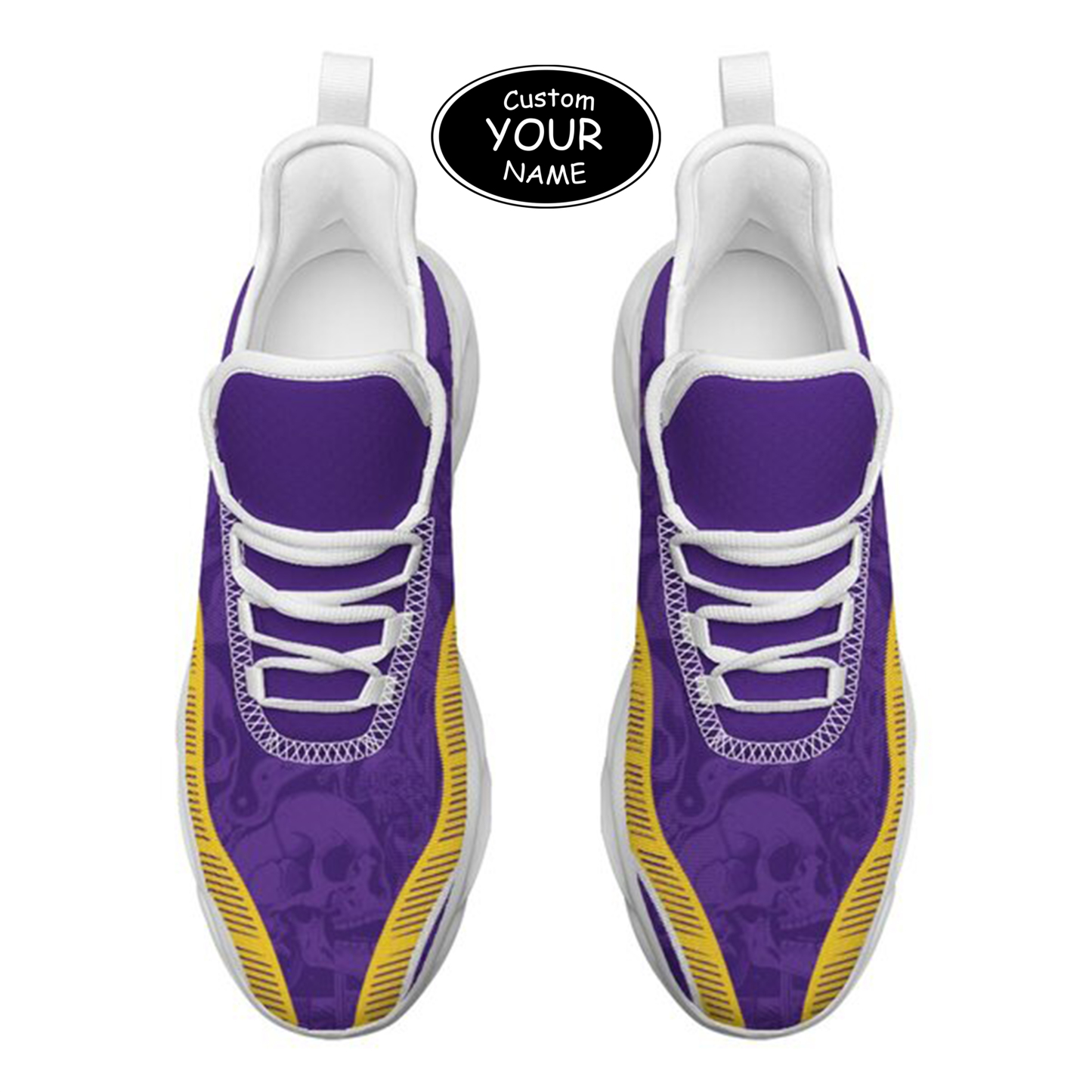 Max Sowl-25-cy-Baton Rouge-6-2, Personalized LSU Tigers Custom Max Sowl Shoes, Patriotic Running Sneakers, Custom Comfortable Walking Shoes