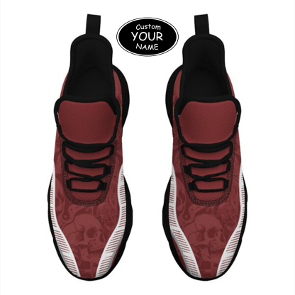 Max Sowl-25-cy-College Station-16-2, Personalized Texas A&M Aggies Custom Max Sowl Shoes, Patriotic Running Sneakers, Custom Comfortable Walking Shoes