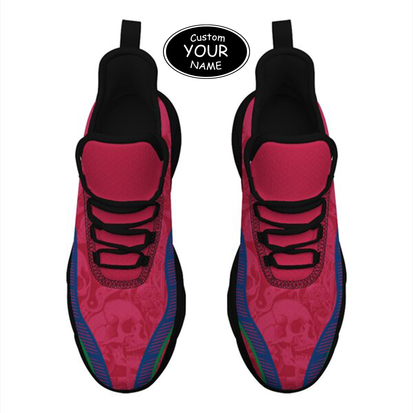 Max Sowl-25-cy-Fresno-18-2, Personalized Fresno State Bulldogs Custom Max Sowl Shoes, Patriotic Running Sneakers, Custom Comfortable Walking Shoes