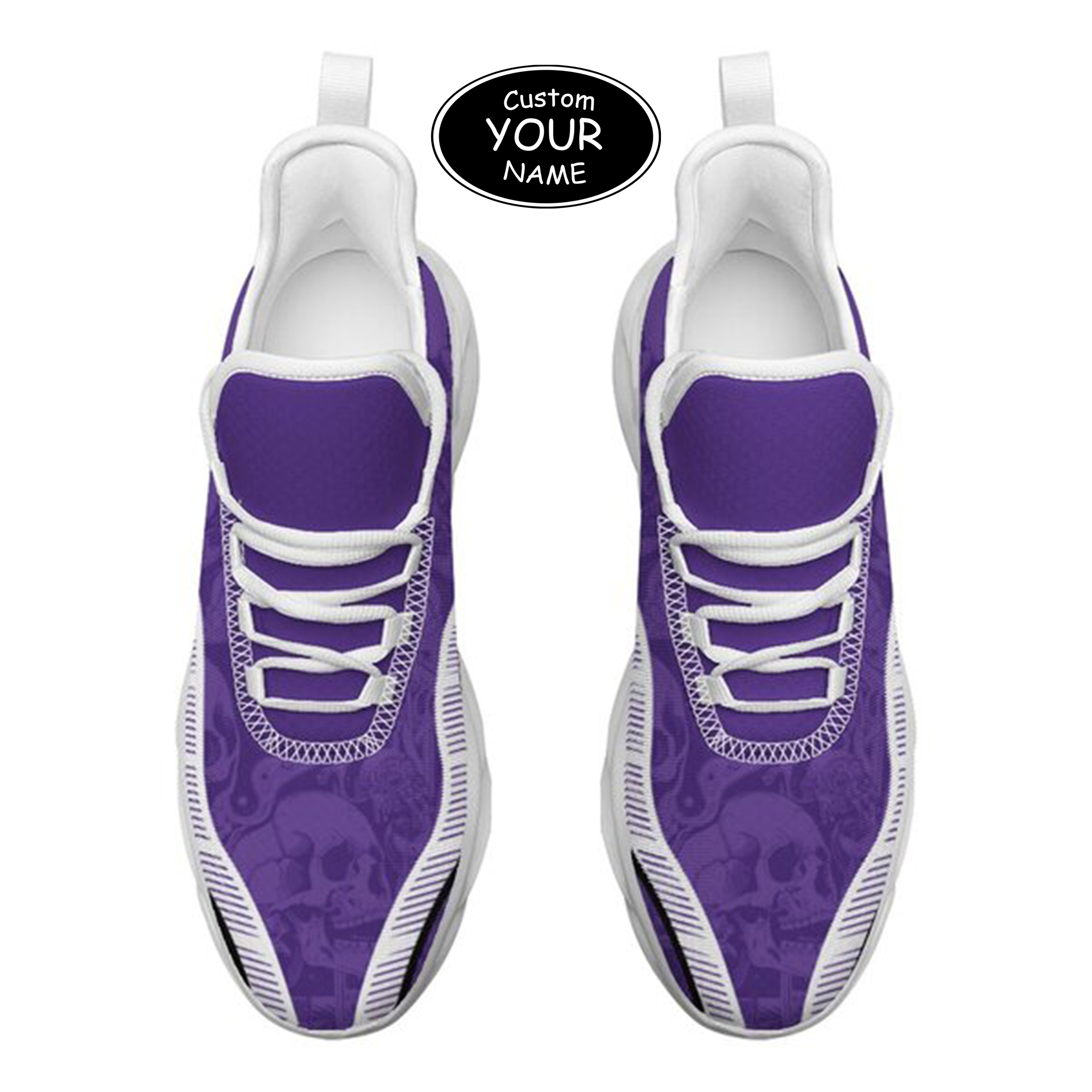 Max Sowl-25-cy-Evanston-21-2, Personalized Northwestern Wildcats Custom Max Sowl Shoes, Patriotic Running Sneakers, Custom Comfortable Walking Shoes