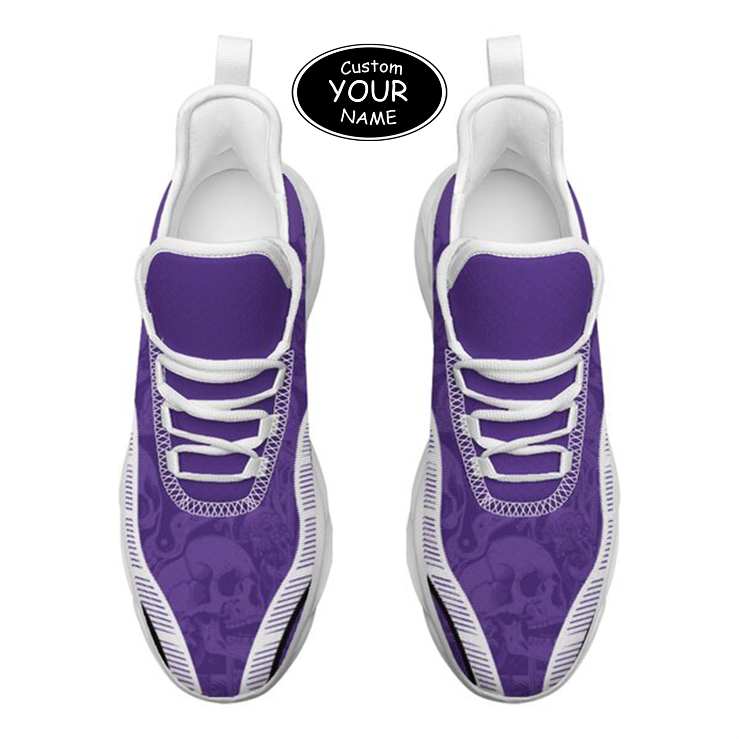 Max Sowl-25-cy-Evanston-21-2, Personalized Northwestern Wildcats Custom Max Sowl Shoes, Patriotic Running Sneakers, Custom Comfortable Walking Shoes