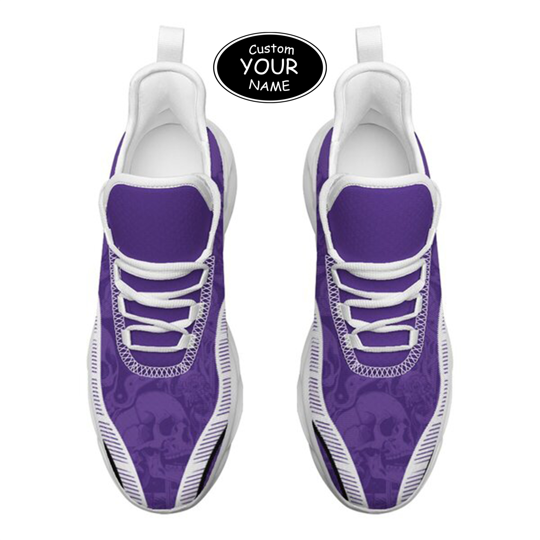 Max Sowl-25-cy-Evanston-21-2, Personalized Northwestern Wildcats Custom Max Sowl Shoes, Patriotic Running Sneakers, Custom Comfortable Walking Shoes