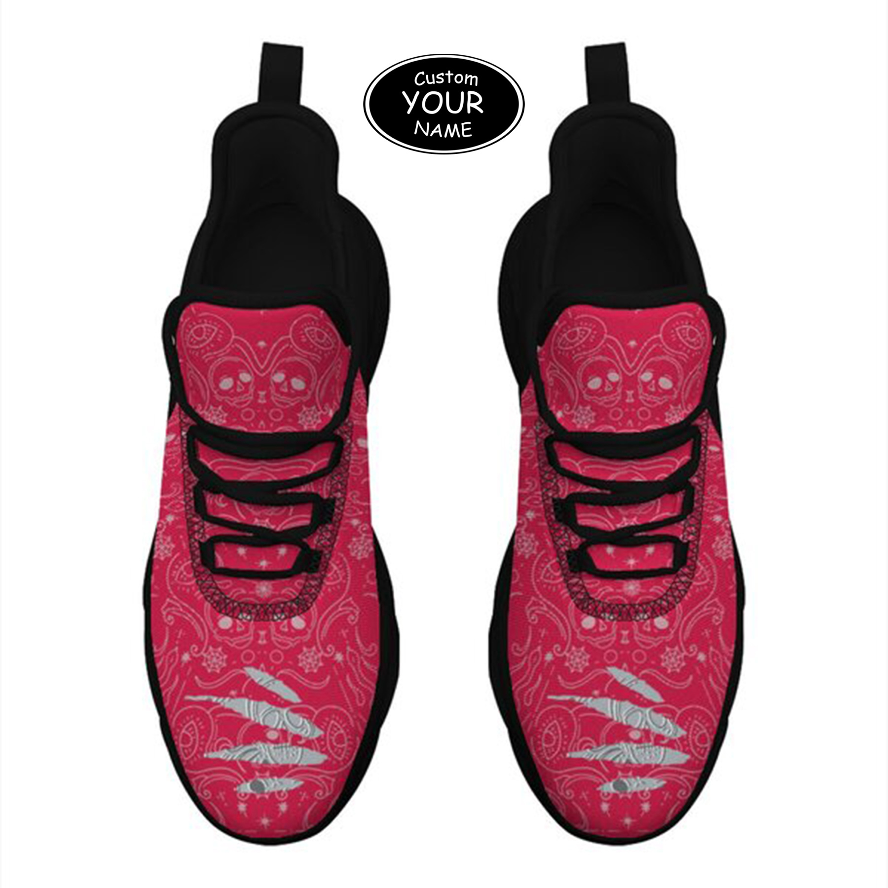 Max Sowl-25-yy-Columbus-3-2, Personalized Ohio State Buckeyes Custom Max Sowl Shoes, Patriotic Running Sneakers, Custom Comfortable Walking Shoes