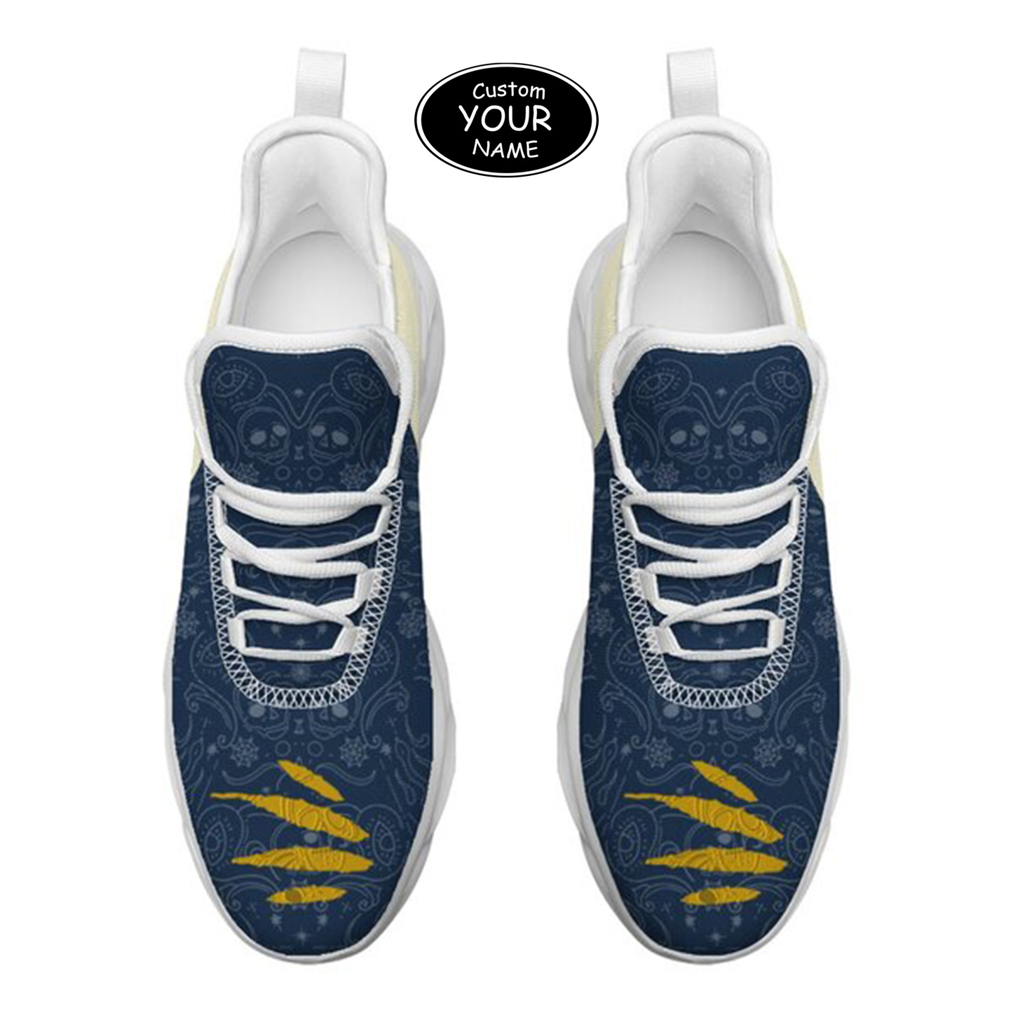 Max Sowl-25-yy-South Bend-5-2, Personalized Notre Dame Fighting Irish Custom Max Sowl Shoes, Patriotic Running Sneakers, Custom Comfortable Walking Shoes