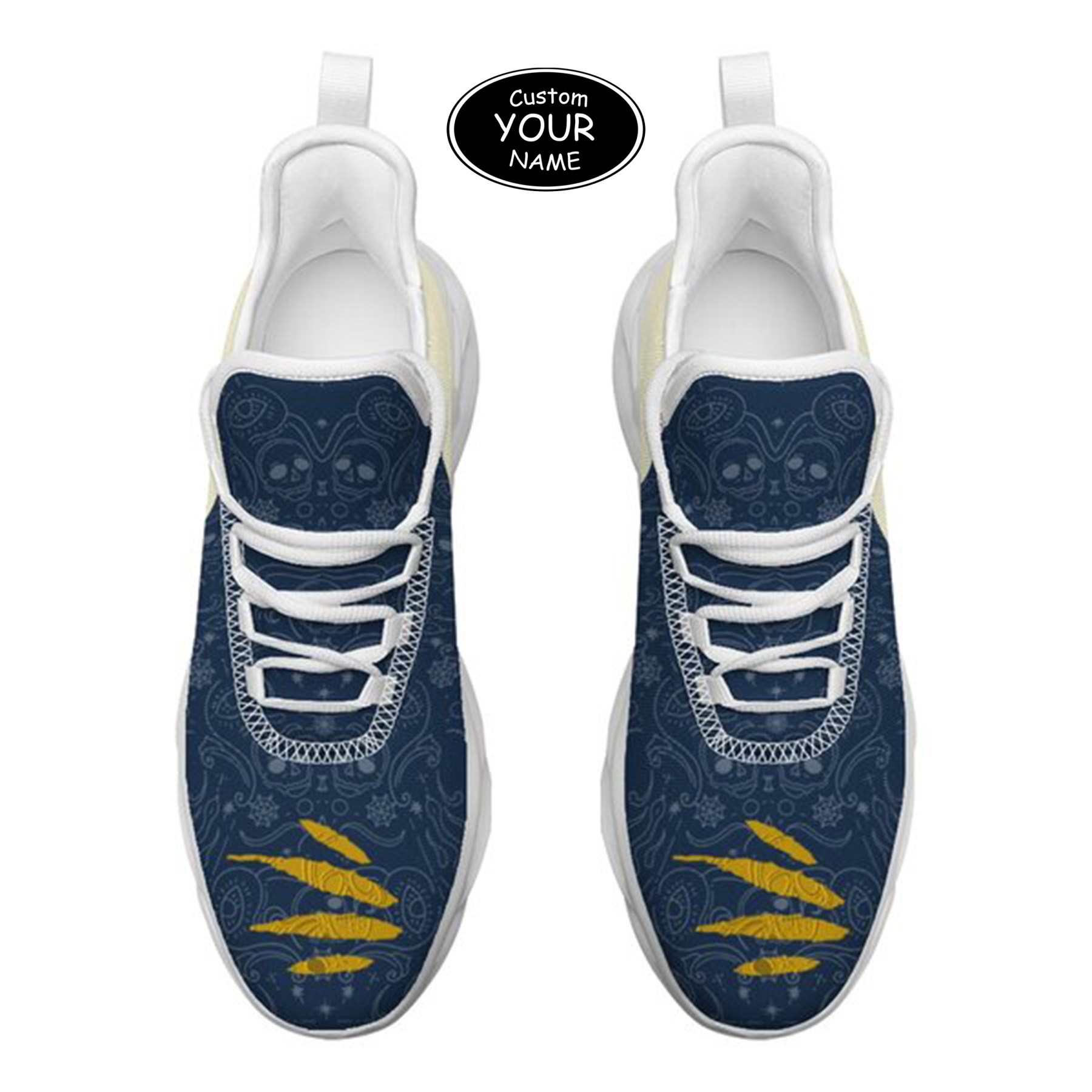 Max Sowl-25-yy-South Bend-5-2, Personalized Notre Dame Fighting Irish Custom Max Sowl Shoes, Patriotic Running Sneakers, Custom Comfortable Walking Shoes