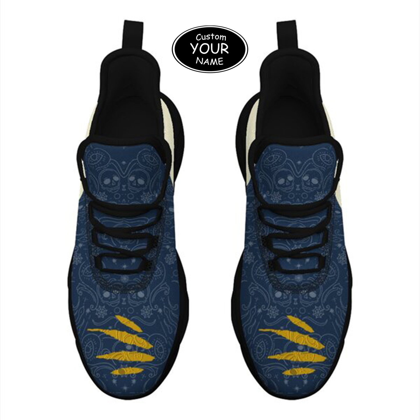 Max Sowl-25-yy-South Bend-5-2, Personalized Notre Dame Fighting Irish Custom Max Sowl Shoes, Patriotic Running Sneakers, Custom Comfortable Walking Shoes