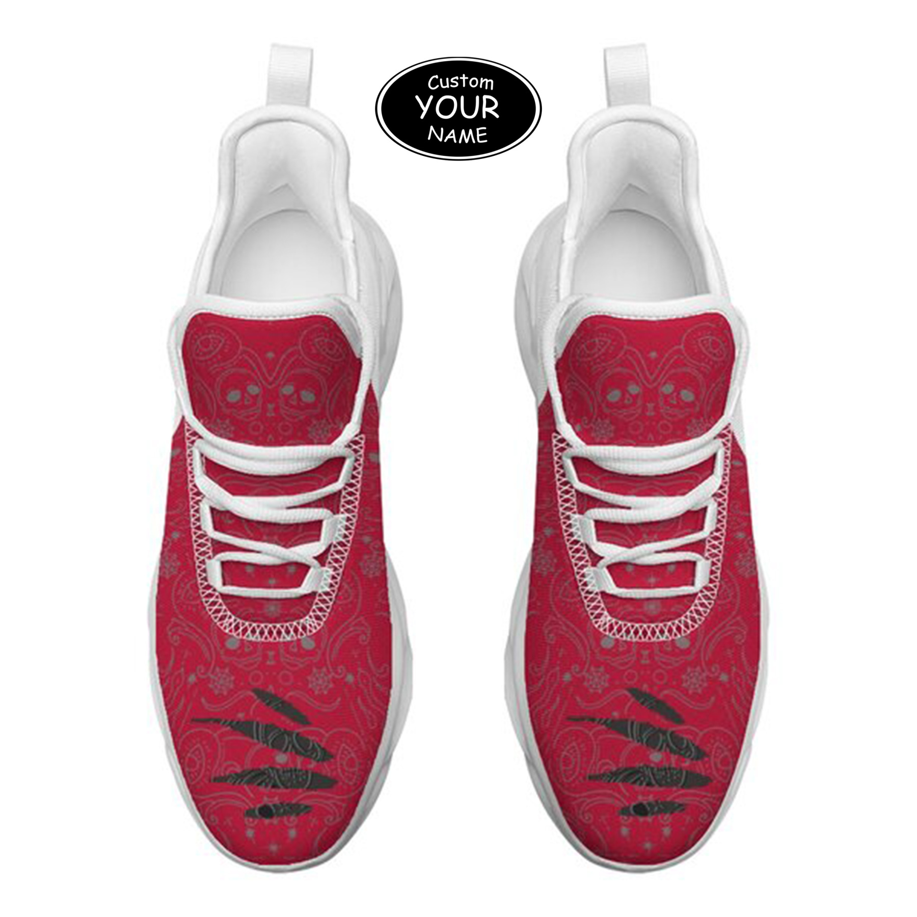 Max Sowl-25-yy-Athens-8-2, Personalized Georgia Bulldogs Custom Max Sowl Shoes, Patriotic Running Sneakers, Custom Comfortable Walking Shoes