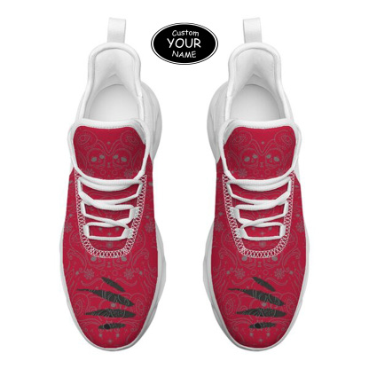 Max Sowl-25-yy-Athens-8-2, Personalized Georgia Bulldogs Custom Max Sowl Shoes, Patriotic Running Sneakers, Custom Comfortable Walking Shoes