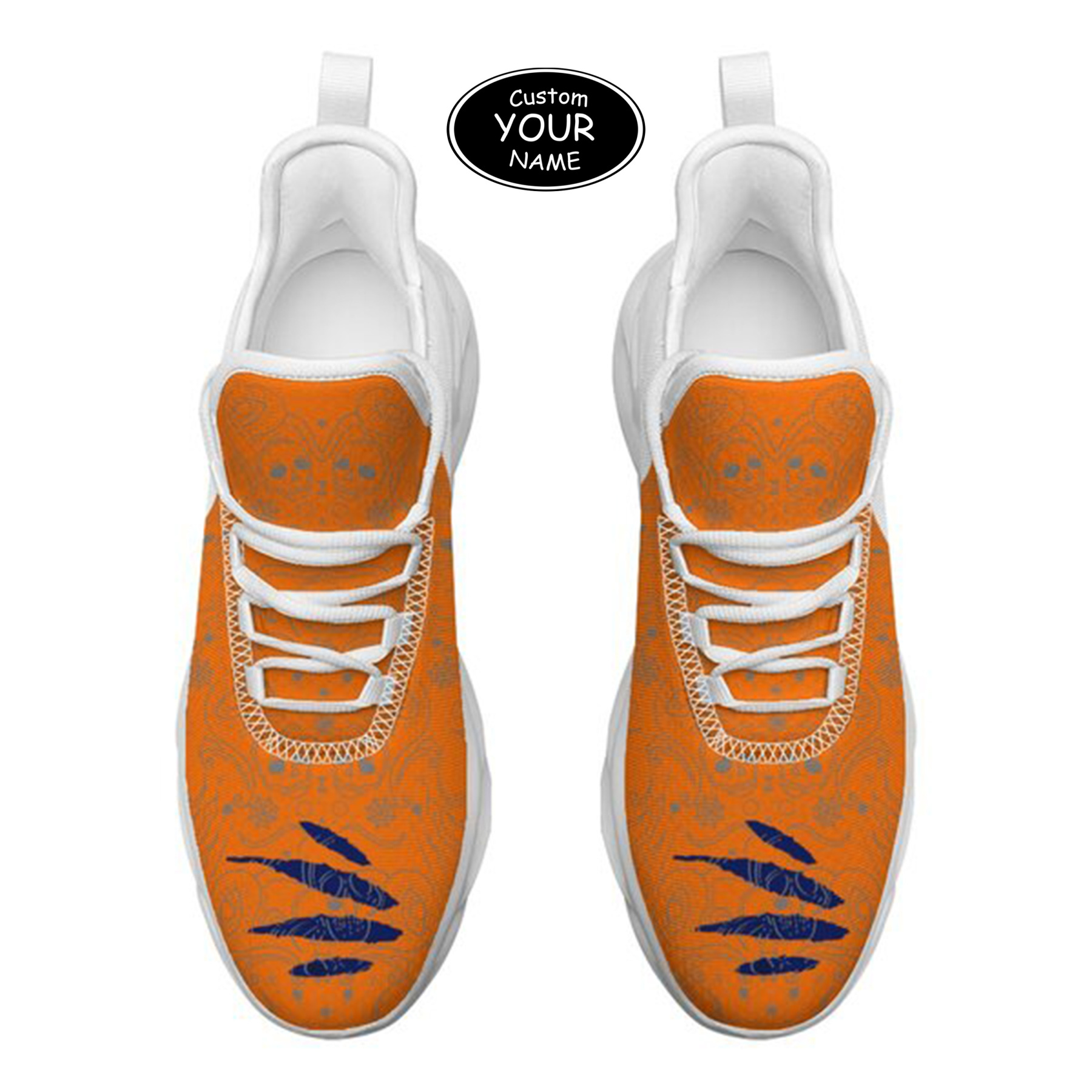 Max Sowl-25-yy-Syracuse-15-2, Personalized Syracuse Orange Custom Max Sowl Shoes, Patriotic Running Sneakers, Custom Comfortable Walking Shoes