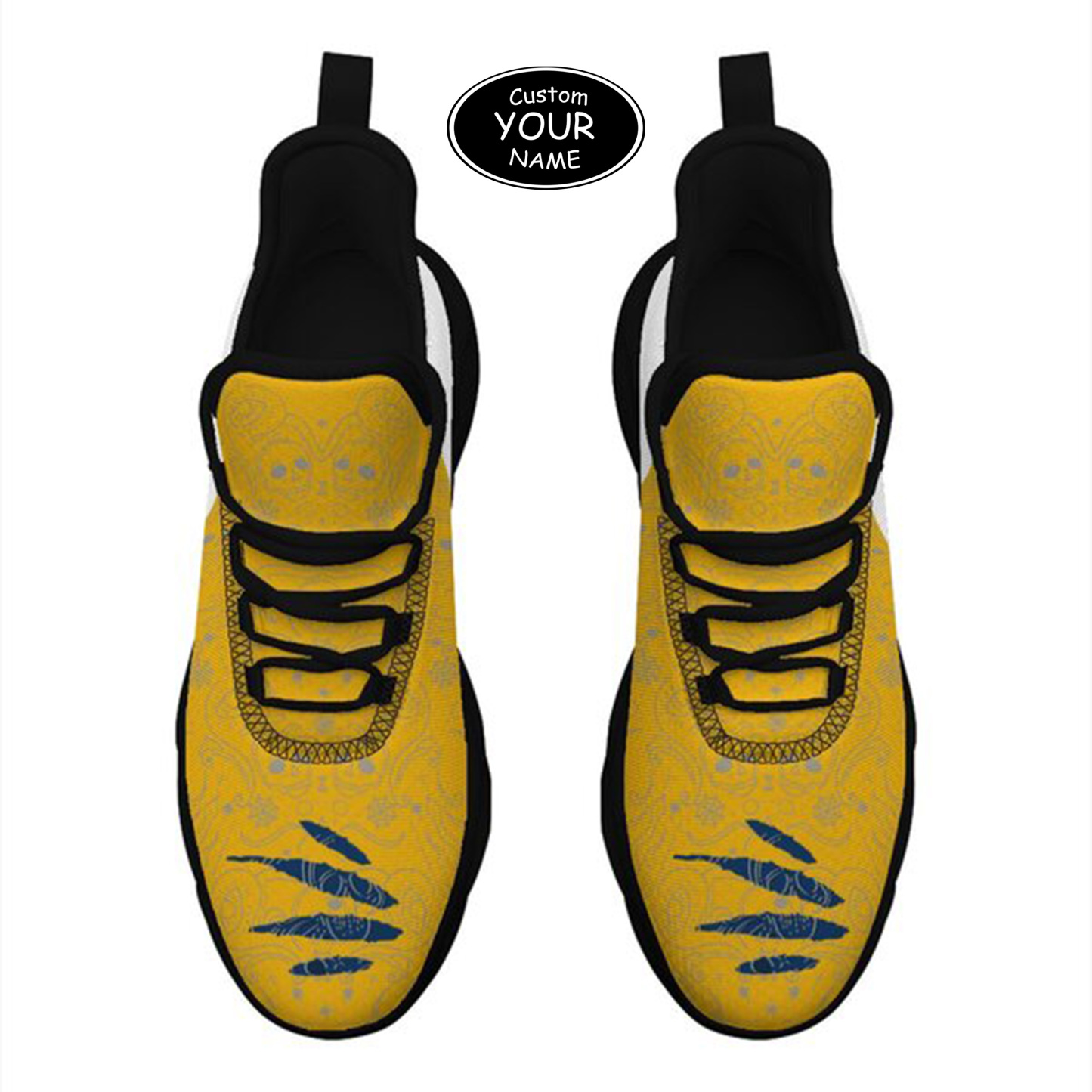 Max Sowl-25-yy-Morgantown-20-2, Personalized West Virginia Mountaineers Custom Max Sowl Shoes, Patriotic Running Sneakers, Custom Comfortable Walking Shoes