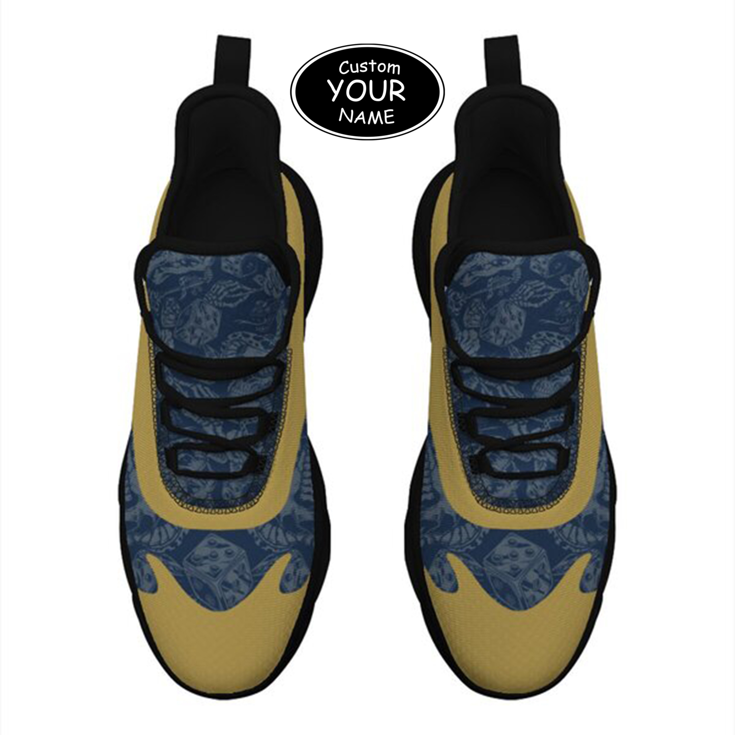 Max Sowl-25-cy-South Bend-5-3, Personalized Notre Dame Fighting Irish Custom Max Sowl Shoes, Patriotic Running Sneakers, Custom Comfortable Walking Shoes