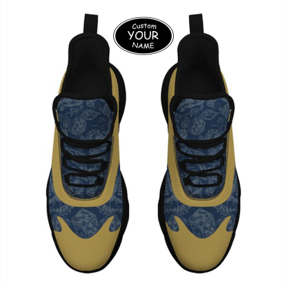 Max Sowl-25-cy-South Bend-5-3, Personalized Notre Dame Fighting Irish Custom Max Sowl Shoes, Patriotic Running Sneakers, Custom Comfortable Walking Shoes