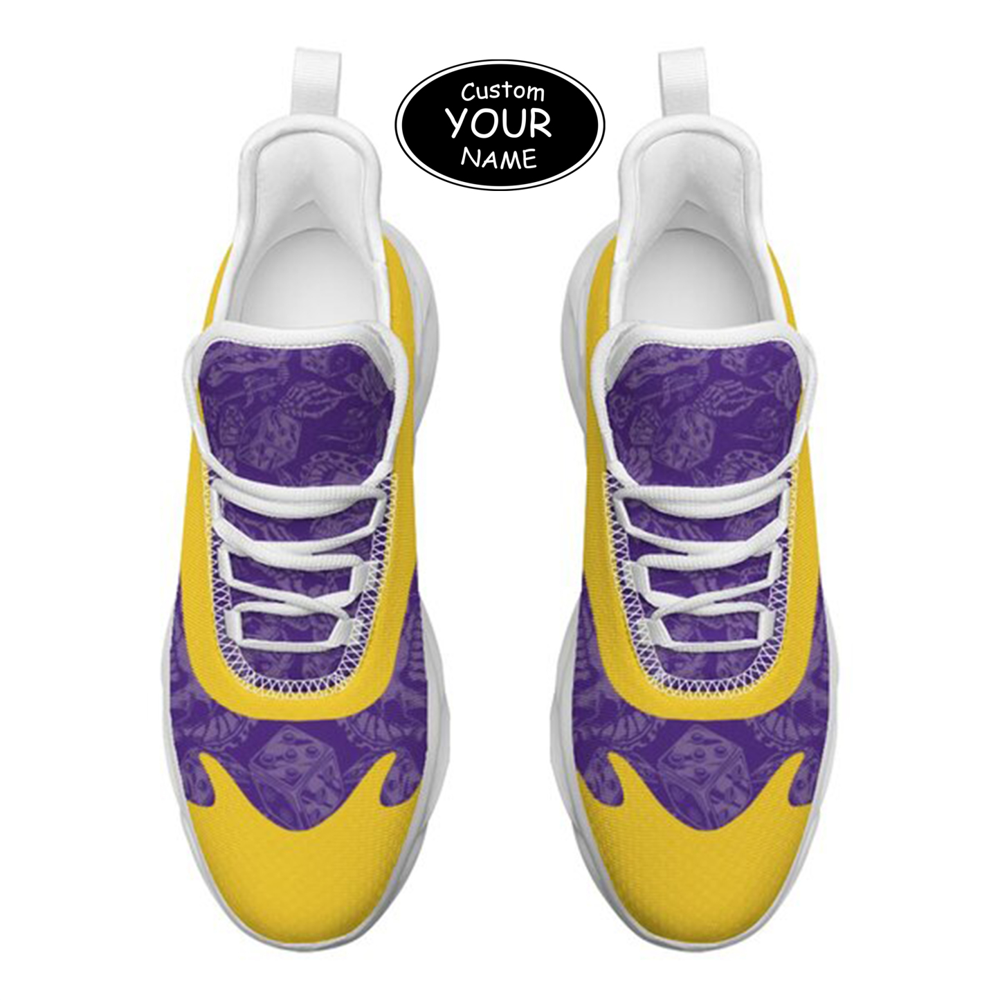 Max Sowl-25-cy-Baton Rouge-6-3, Personalized LSU Tigers Custom Max Sowl Shoes, Patriotic Running Sneakers, Custom Comfortable Walking Shoes