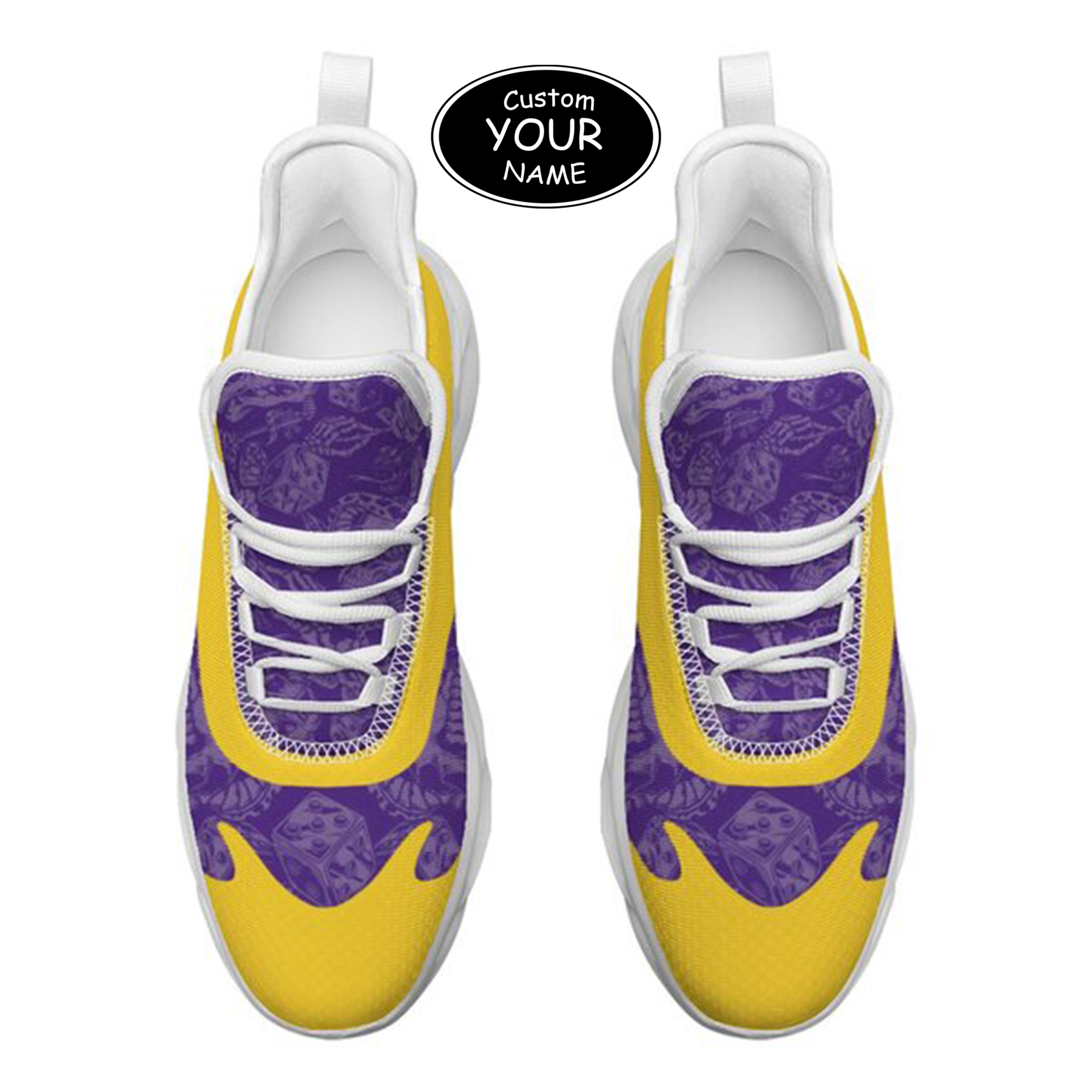 Max Sowl-25-cy-Baton Rouge-6-3, Personalized LSU Tigers Custom Max Sowl Shoes, Patriotic Running Sneakers, Custom Comfortable Walking Shoes