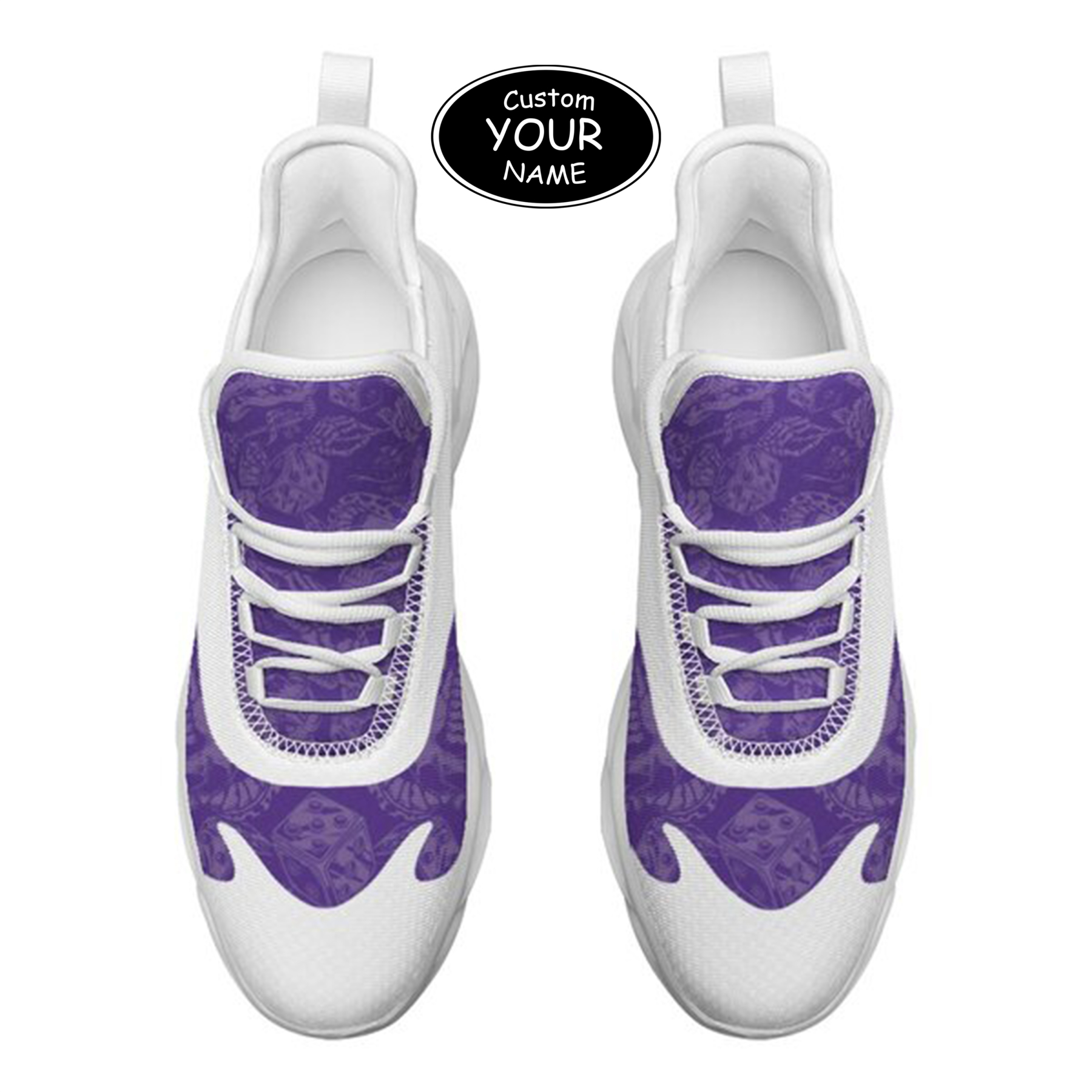 Max Sowl-25-cy-Evanston-21-3, Personalized Northwestern Wildcats Custom Max Sowl Shoes, Patriotic Running Sneakers, Custom Comfortable Walking Shoes