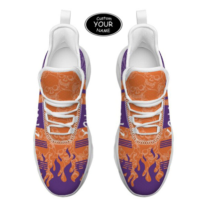 Max Sowl-25-yy-Clemson-1-3, Personalized Clemson Tigers Custom Max Sowl Shoes, Patriotic Running Sneakers, Custom Comfortable Walking Shoes