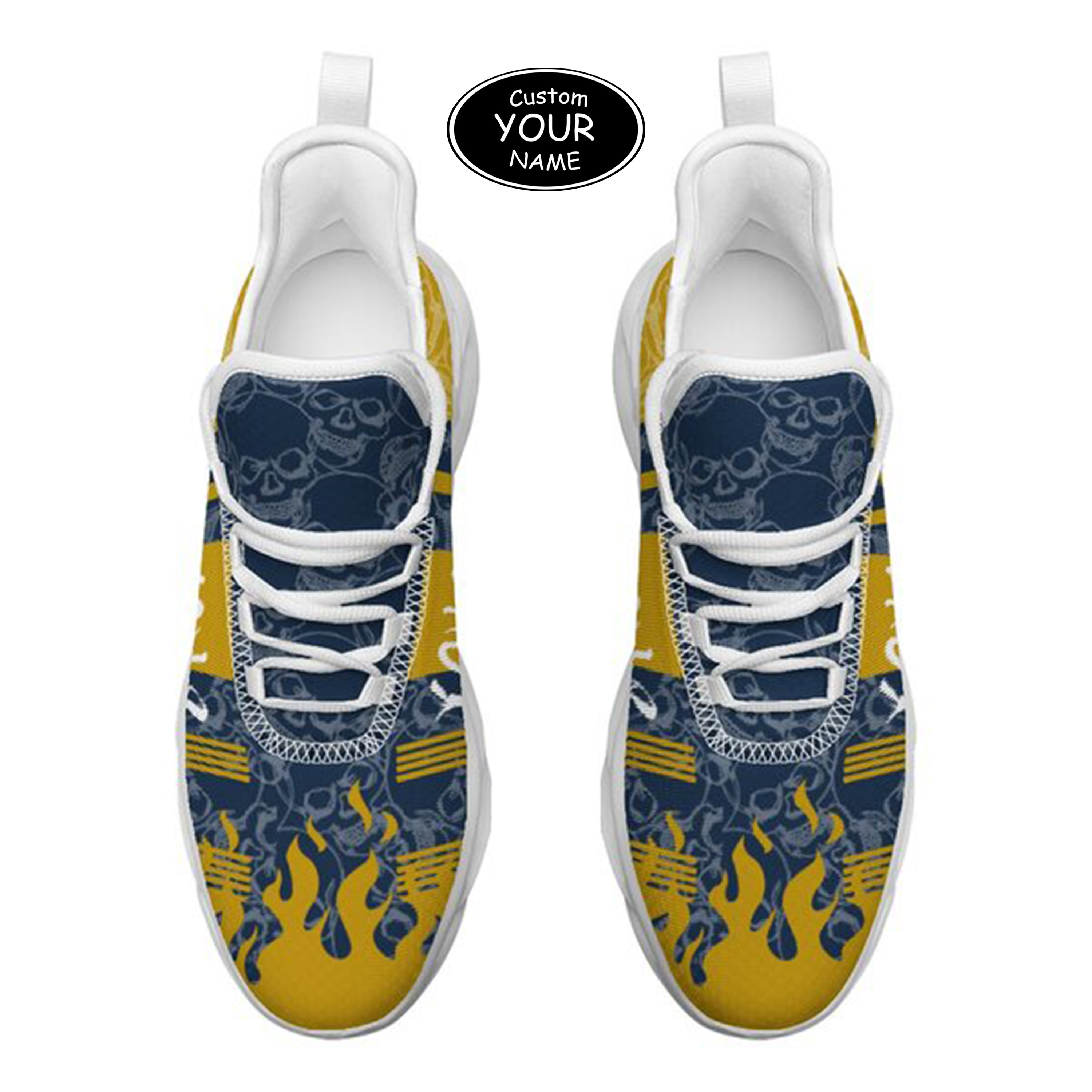 Max Sowl-25-yy-South Bend-5-3, Personalized Notre Dame Fighting Irish Custom Max Sowl Shoes, Patriotic Running Sneakers, Custom Comfortable Walking Shoes