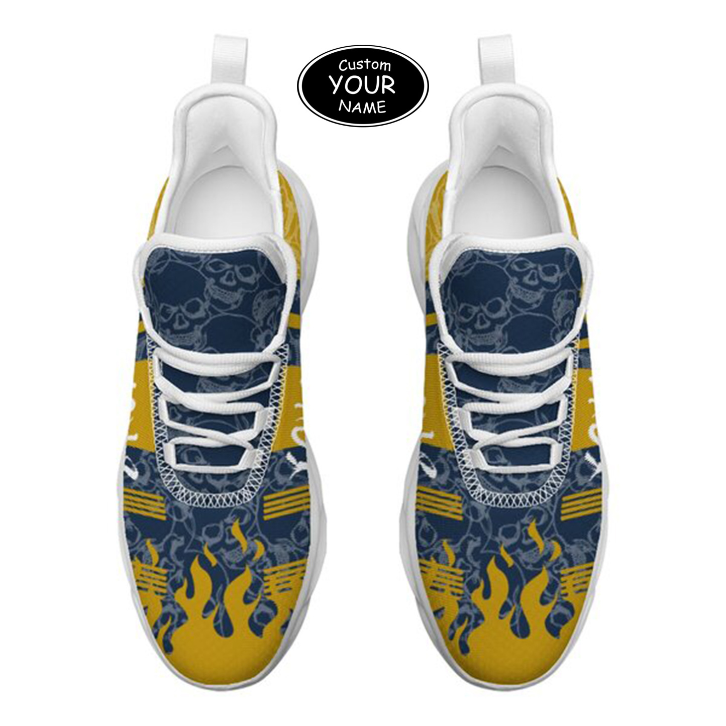 Max Sowl-25-yy-South Bend-5-3, Personalized Notre Dame Fighting Irish Custom Max Sowl Shoes, Patriotic Running Sneakers, Custom Comfortable Walking Shoes