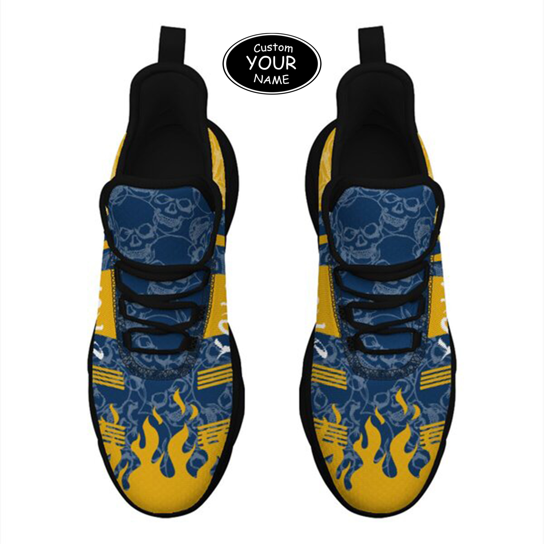 Max Sowl-25-yy-Morgantown-20-3, Personalized West Virginia Mountaineers Custom Max Sowl Shoes, Patriotic Running Sneakers, Custom Comfortable Walking Shoes