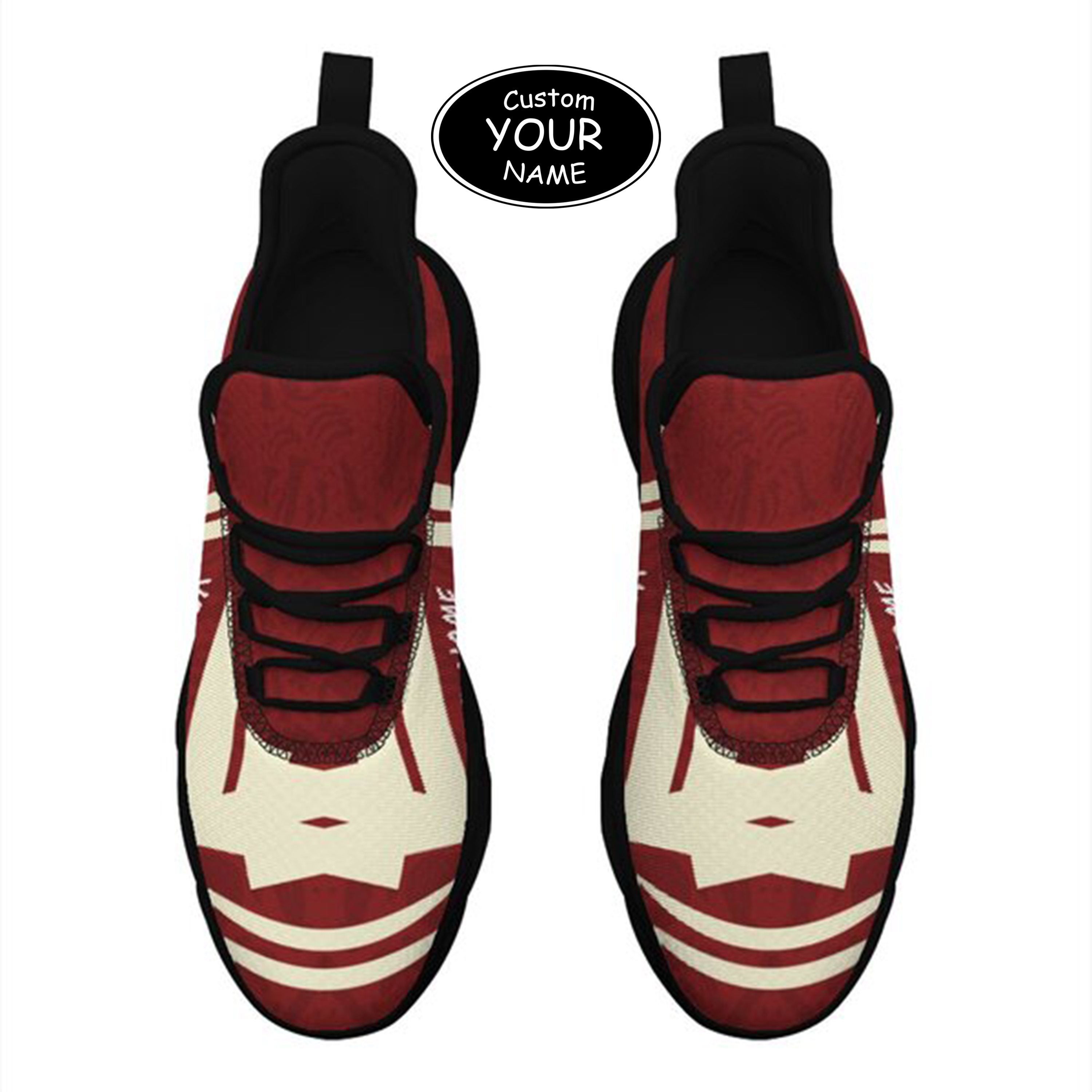 Max Sowl-25-cy-Norman-4-4, Personalized Oklahoma Sooners Custom Max Sowl Shoes, Personalized Sport Footwear, Custom Color-Blocked Running Shoes