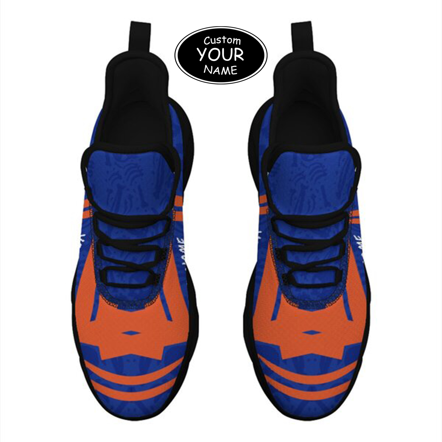 Max Sowl-25-cy-Gainesville-7-4, Personalized Florida Gators Custom Max Sowl Shoes, Personalized Sport Footwear, Custom Color-Blocked Running Shoes