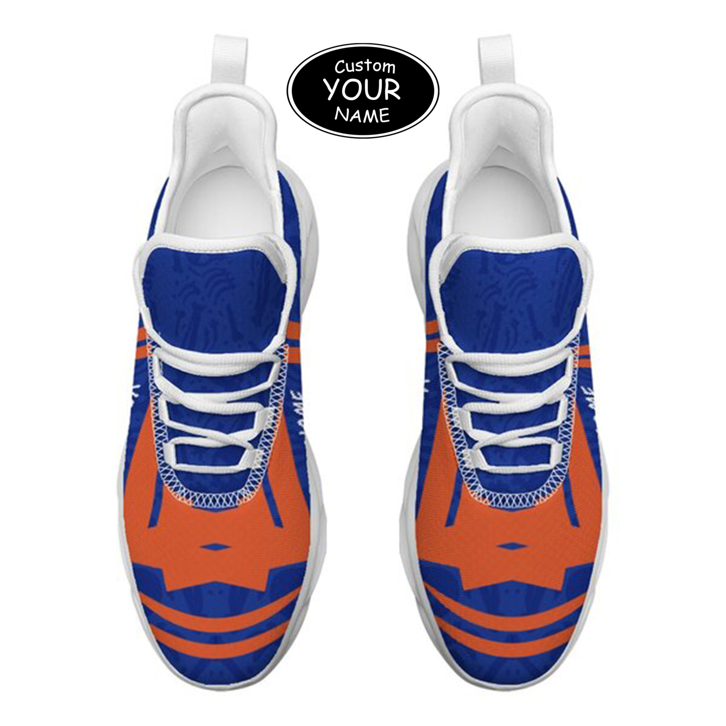 Max Sowl-25-cy-Gainesville-7-4, Personalized Florida Gators Custom Max Sowl Shoes, Personalized Sport Footwear, Custom Color-Blocked Running Shoes