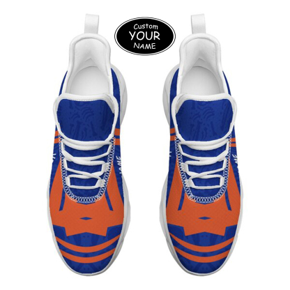 Max Sowl-25-cy-Gainesville-7-4, Personalized Florida Gators Custom Max Sowl Shoes, Personalized Sport Footwear, Custom Color-Blocked Running Shoes