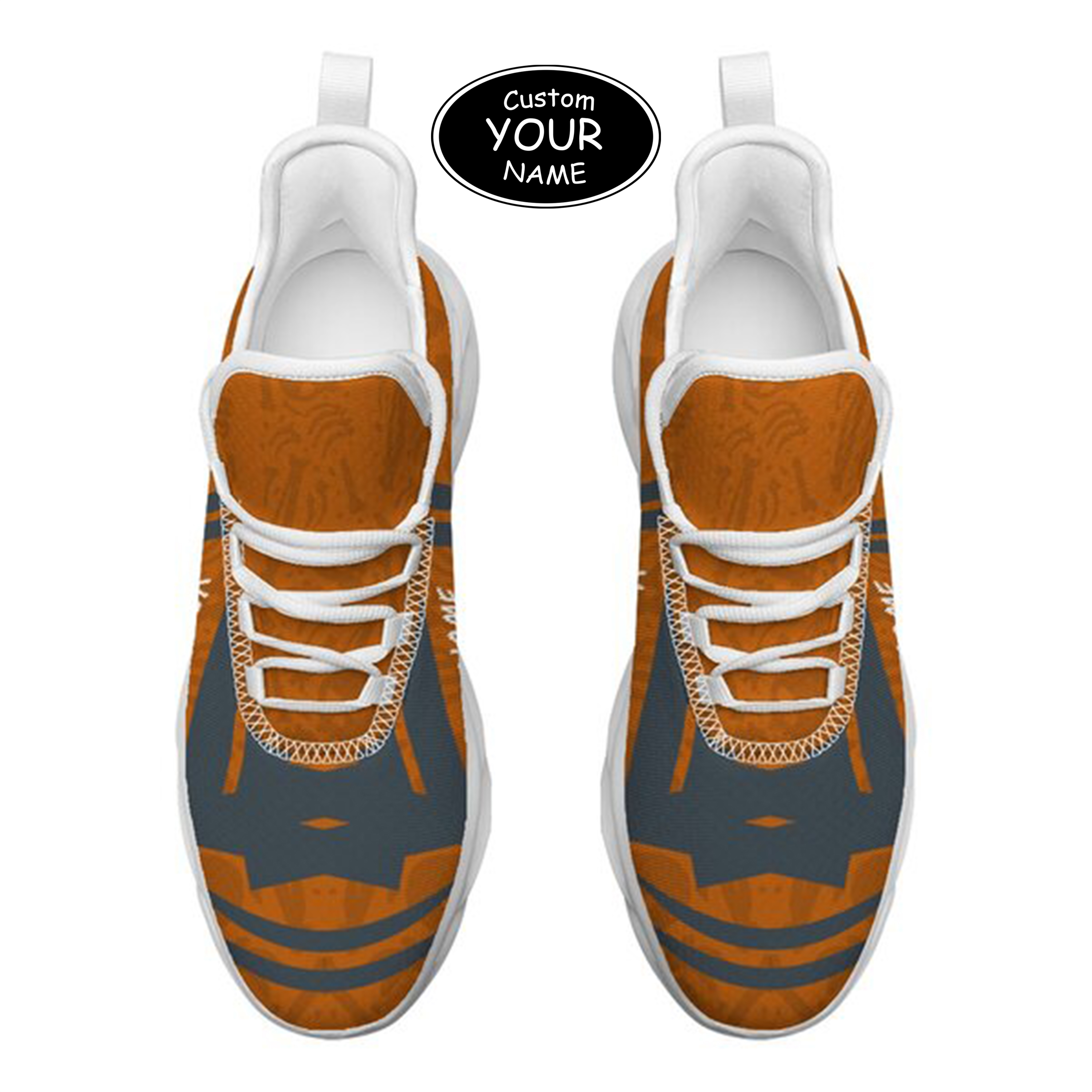 Max Sowl-25-cy-Austin-9-4, Personalized Texas Longhorns Custom Max Sowl Shoes, Personalized Sport Footwear, Custom Color-Blocked Running Shoes