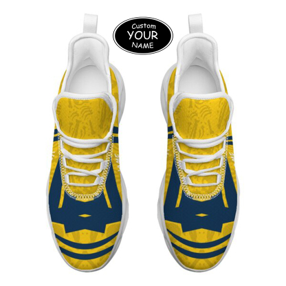 Max Sowl-25-cy-Ann Arbor-14-4, Personalized Michigan Wolverines Custom Max Sowl Shoes, Personalized Sport Footwear, Custom Color-Blocked Running Shoes
