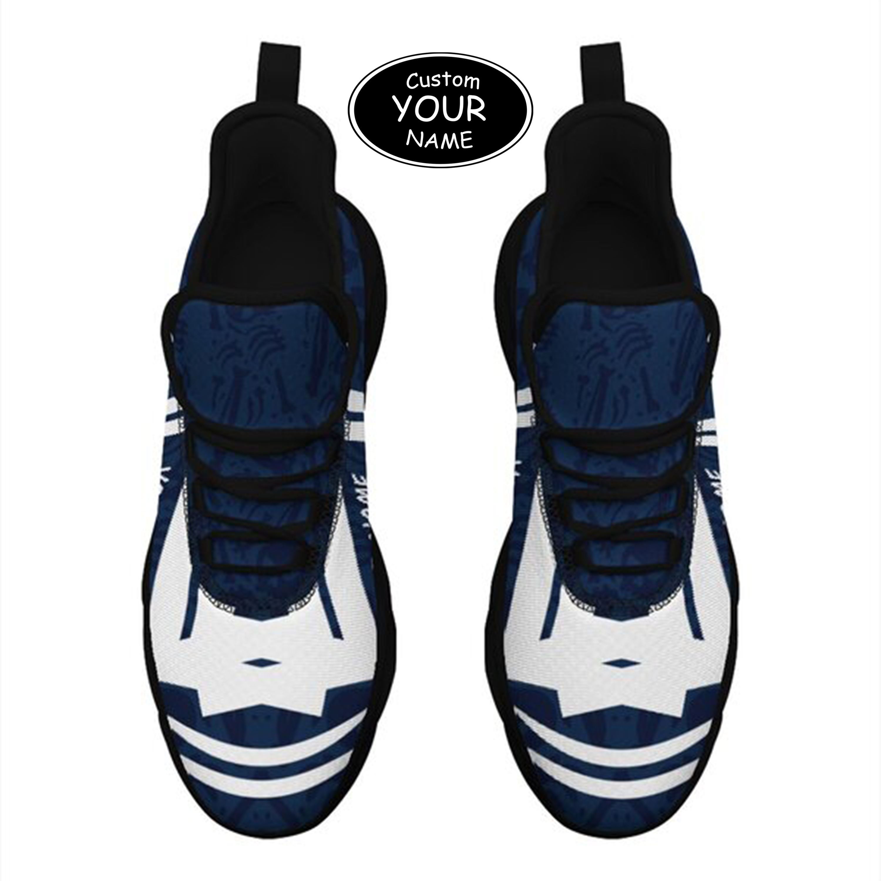 Max Sowl-25-cy-State College-17-4, Personalized Penn State Nittany Lions Custom Max Sowl Shoes, Personalized Sport Footwear, Custom Color-Blocked Running Shoes