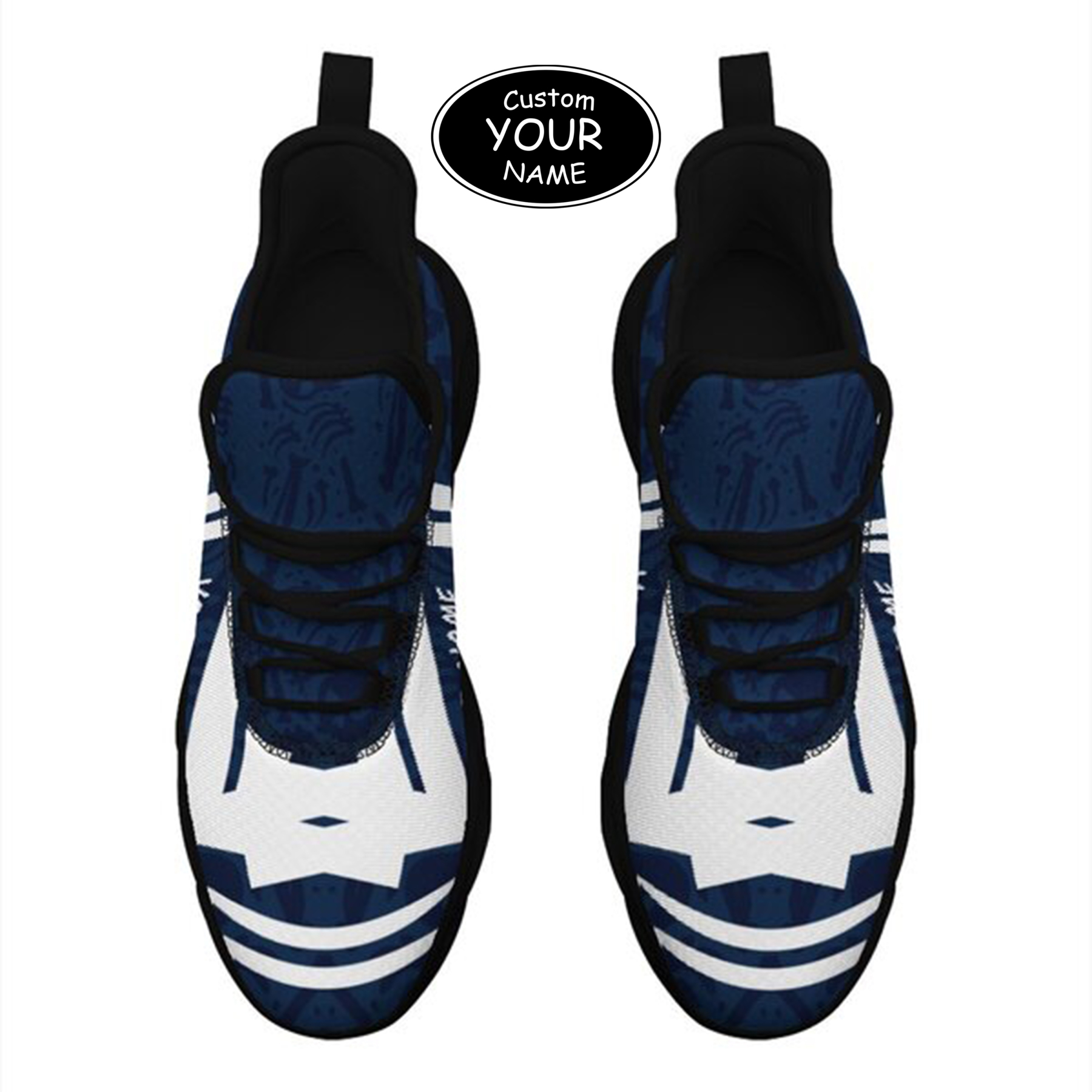 Max Sowl-25-cy-State College-17-4, Personalized Penn State Nittany Lions Custom Max Sowl Shoes, Personalized Sport Footwear, Custom Color-Blocked Running Shoes