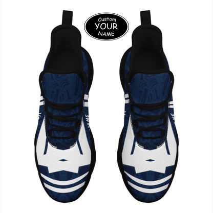 Max Sowl-25-cy-State College-17-4, Personalized Penn State Nittany Lions Custom Max Sowl Shoes, Personalized Sport Footwear, Custom Color-Blocked Running Shoes