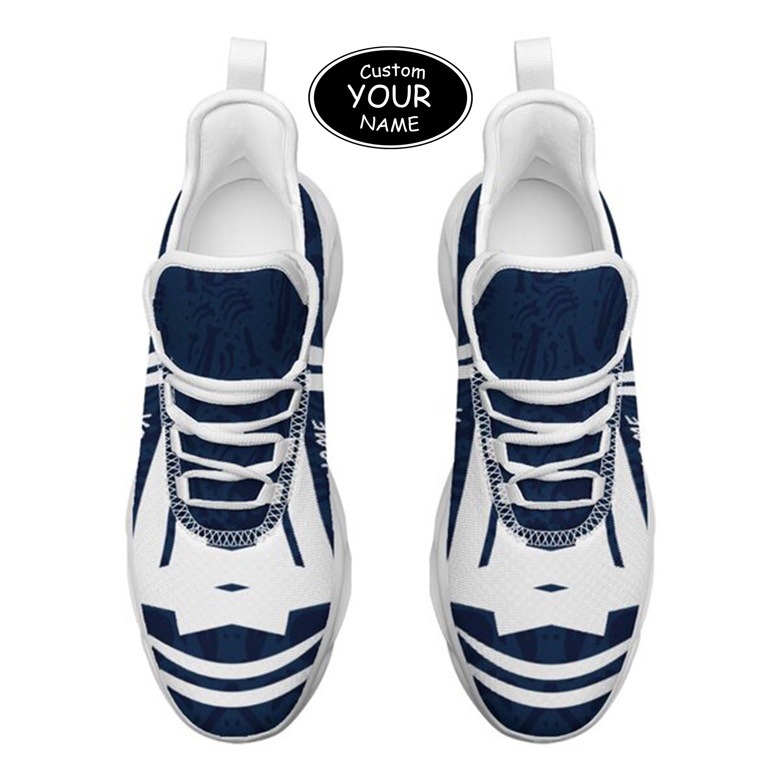 Max Sowl-25-cy-State College-17-4, Personalized Penn State Nittany Lions Custom Max Sowl Shoes, Personalized Sport Footwear, Custom Color-Blocked Running Shoes