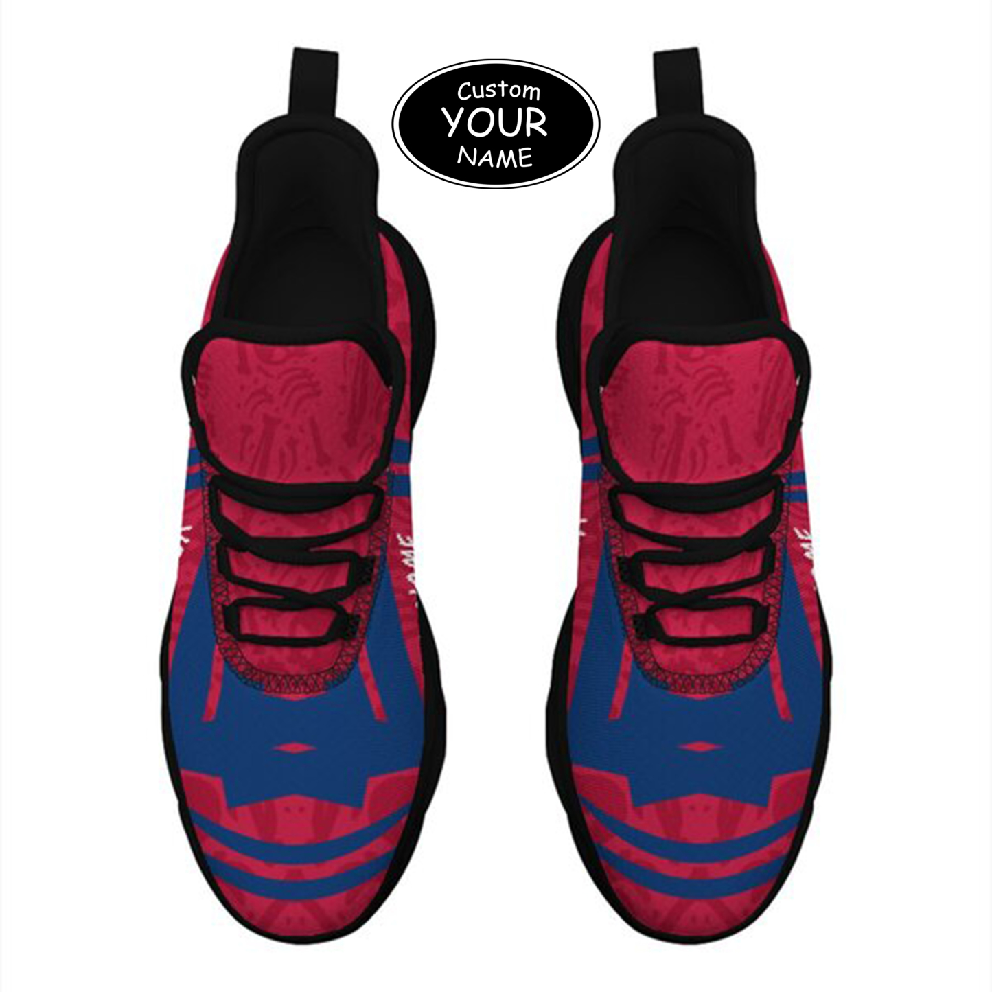 Max Sowl-25-cy-Fresno-18-4, Personalized Fresno State Bulldogs Custom Max Sowl Shoes, Personalized Sport Footwear, Custom Color-Blocked Running Shoes