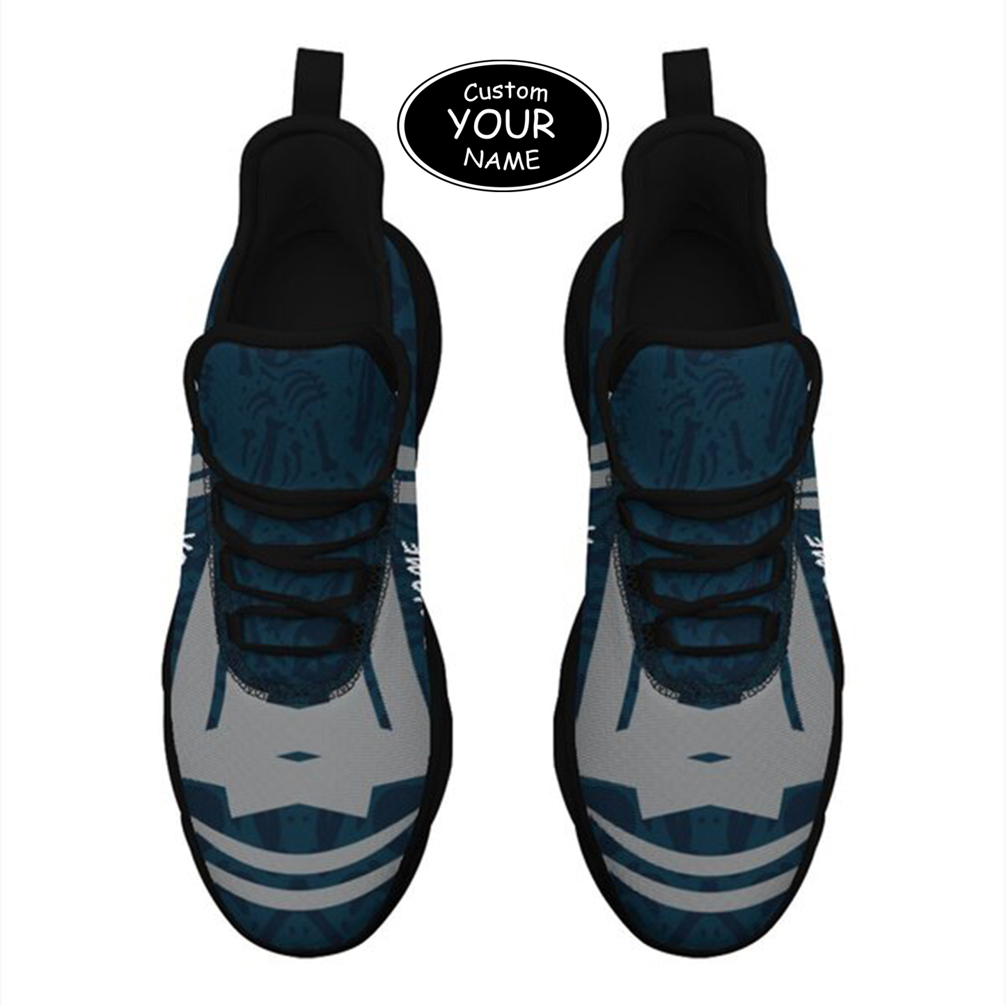 Max Sowl-25-cy-Logan-22-4, Personalized Utah State Aggies Custom Max Sowl Shoes, Personalized Sport Footwear, Custom Color-Blocked Running Shoes