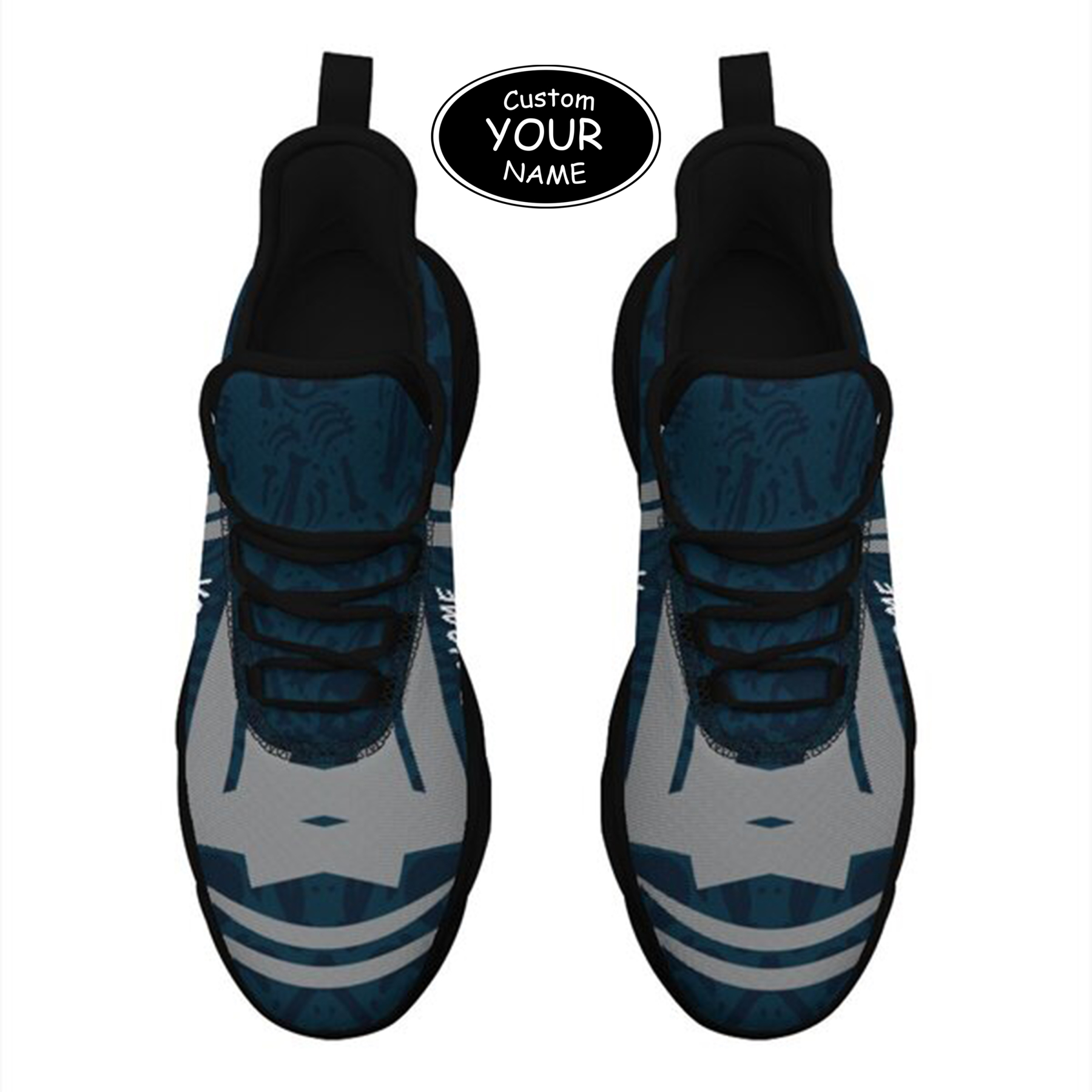 Max Sowl-25-cy-Logan-22-4, Personalized Utah State Aggies Custom Max Sowl Shoes, Personalized Sport Footwear, Custom Color-Blocked Running Shoes