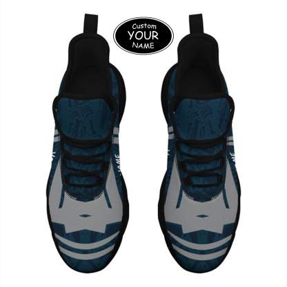 Max Sowl-25-cy-Logan-22-4, Personalized Utah State Aggies Custom Max Sowl Shoes, Personalized Sport Footwear, Custom Color-Blocked Running Shoes