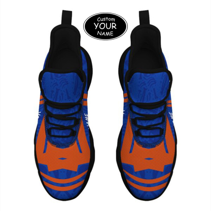 Max Sowl-25-cy-Boise-23-4, Personalized Boise State Broncos Custom Max Sowl Shoes, Personalized Sport Footwear, Custom Color-Blocked Running Shoes