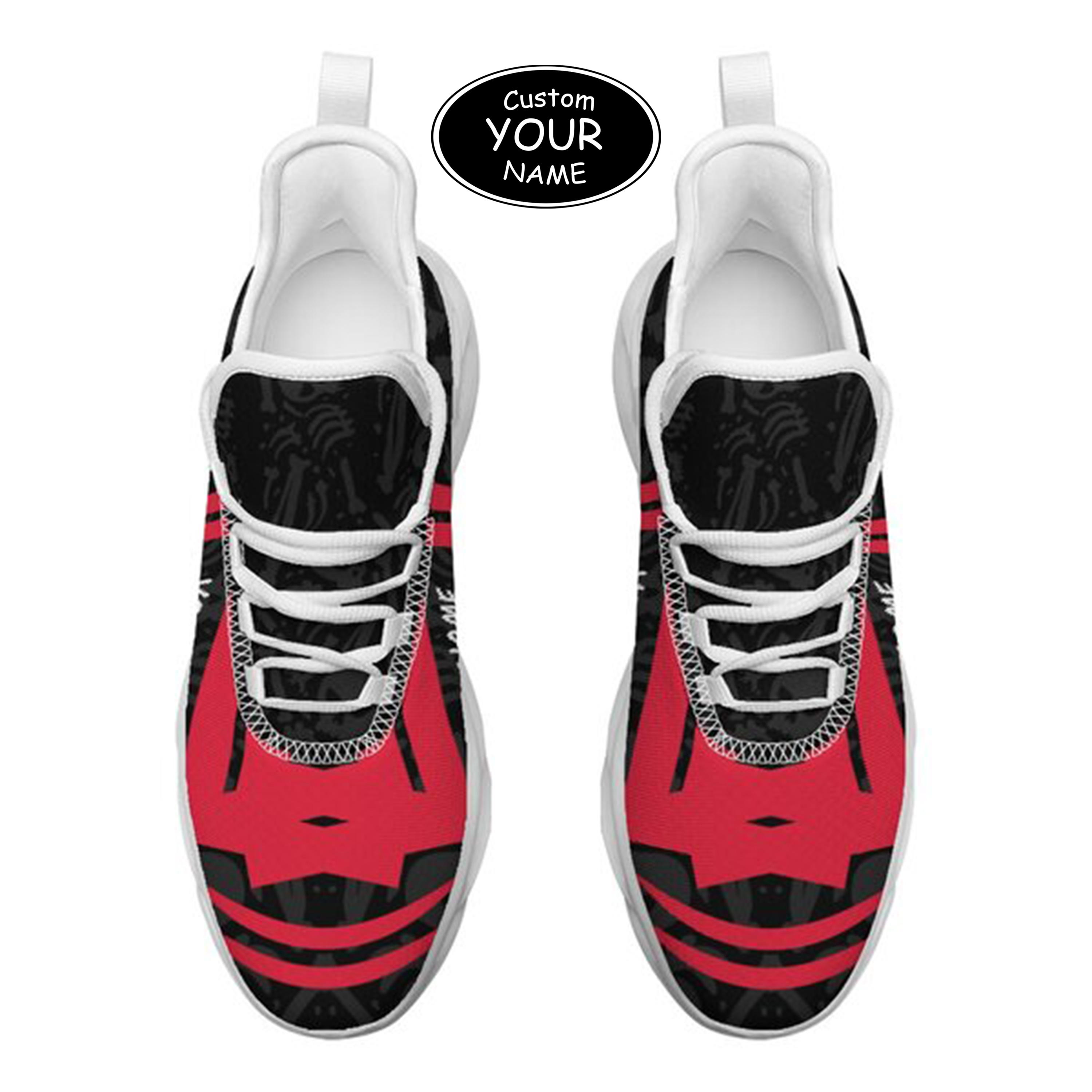 Max Sowl-25-cy-Cincinnati-24-4, Personalized Cincinnati Bearcats Custom Max Sowl Shoes, Personalized Sport Footwear, Custom Color-Blocked Running Shoes