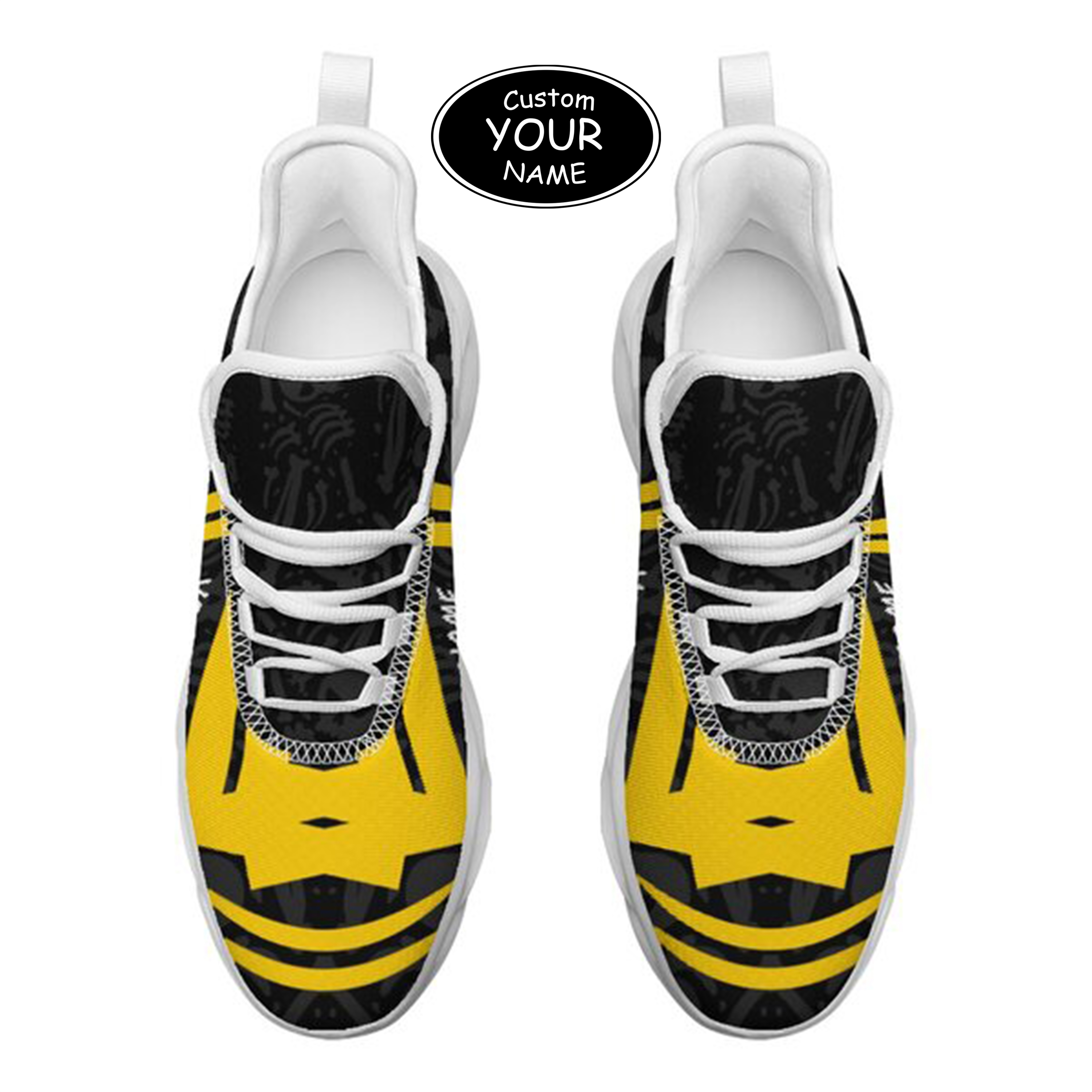 Max Sowl-25-cy-Iowa City-25-4, Personalized Iowa Hawkeyes Custom Max Sowl Shoes, Personalized Sport Footwear, Custom Color-Blocked Running Shoes