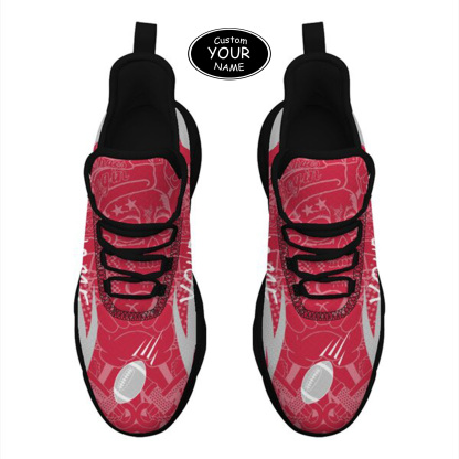 Max Sowl-25-yy-Tuscaloosa-2-4, Personalized Alabama Crimson Tide Custom Max Sowl Shoes, Personalized Sport Footwear, Custom Color-Blocked Running Shoes