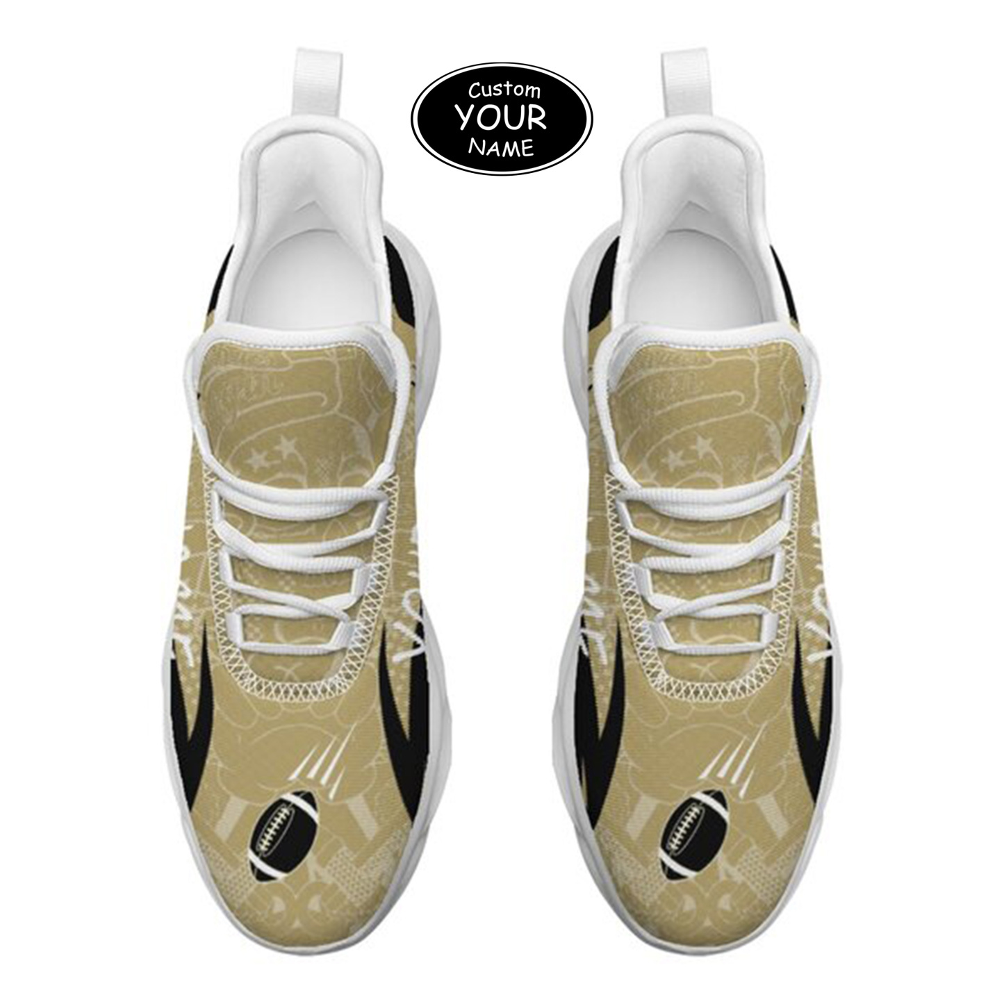 Max Sowl-25-yy-Orlando-11-4, Personalized UCF Knights Custom Max Sowl Shoes, Personalized Sport Footwear, Custom Color-Blocked Running Shoes