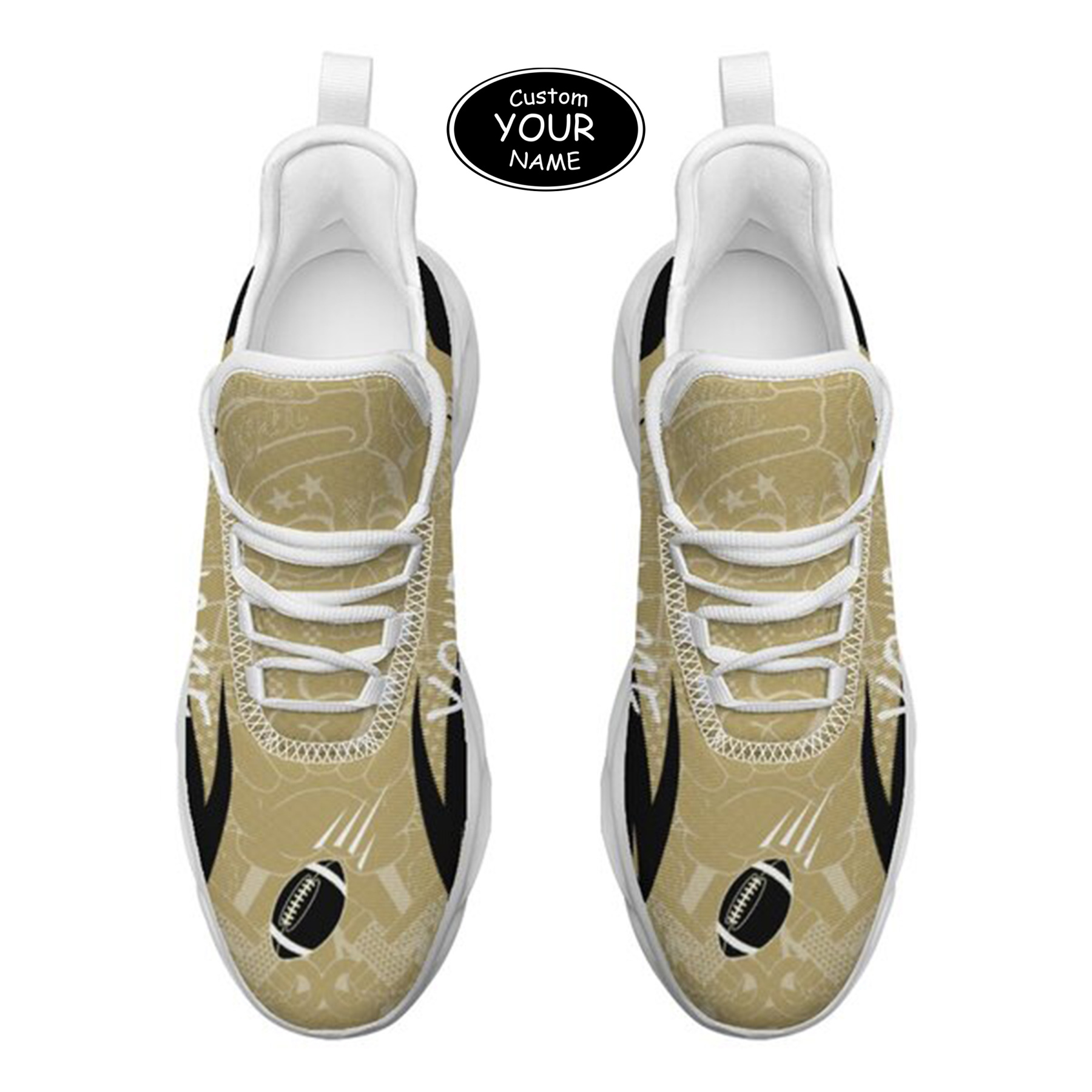 Max Sowl-25-yy-Orlando-11-4, Personalized UCF Knights Custom Max Sowl Shoes, Personalized Sport Footwear, Custom Color-Blocked Running Shoes