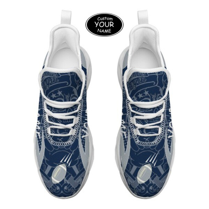 Max Sowl-25-yy-State College-17-4, Personalized Penn State Nittany Lions Custom Max Sowl Shoes, Personalized Sport Footwear, Custom Color-Blocked Running Shoes