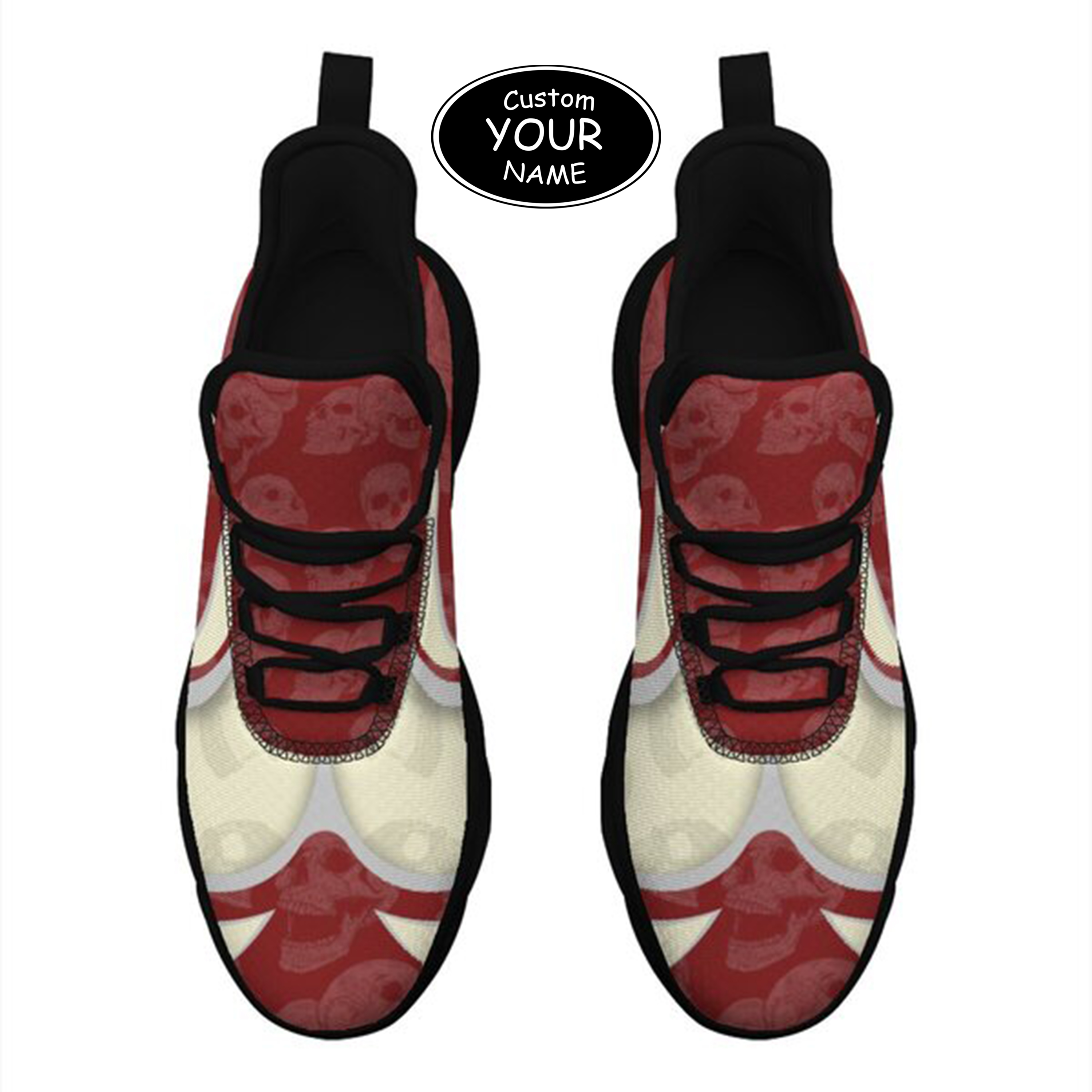 Max Sowl-25-cy-Norman-4-5, Personalized Oklahoma Sooners Custom Max Sowl Shoes, Personalized Skull Sport Footwear, Custom Color-Blocked Running Shoes