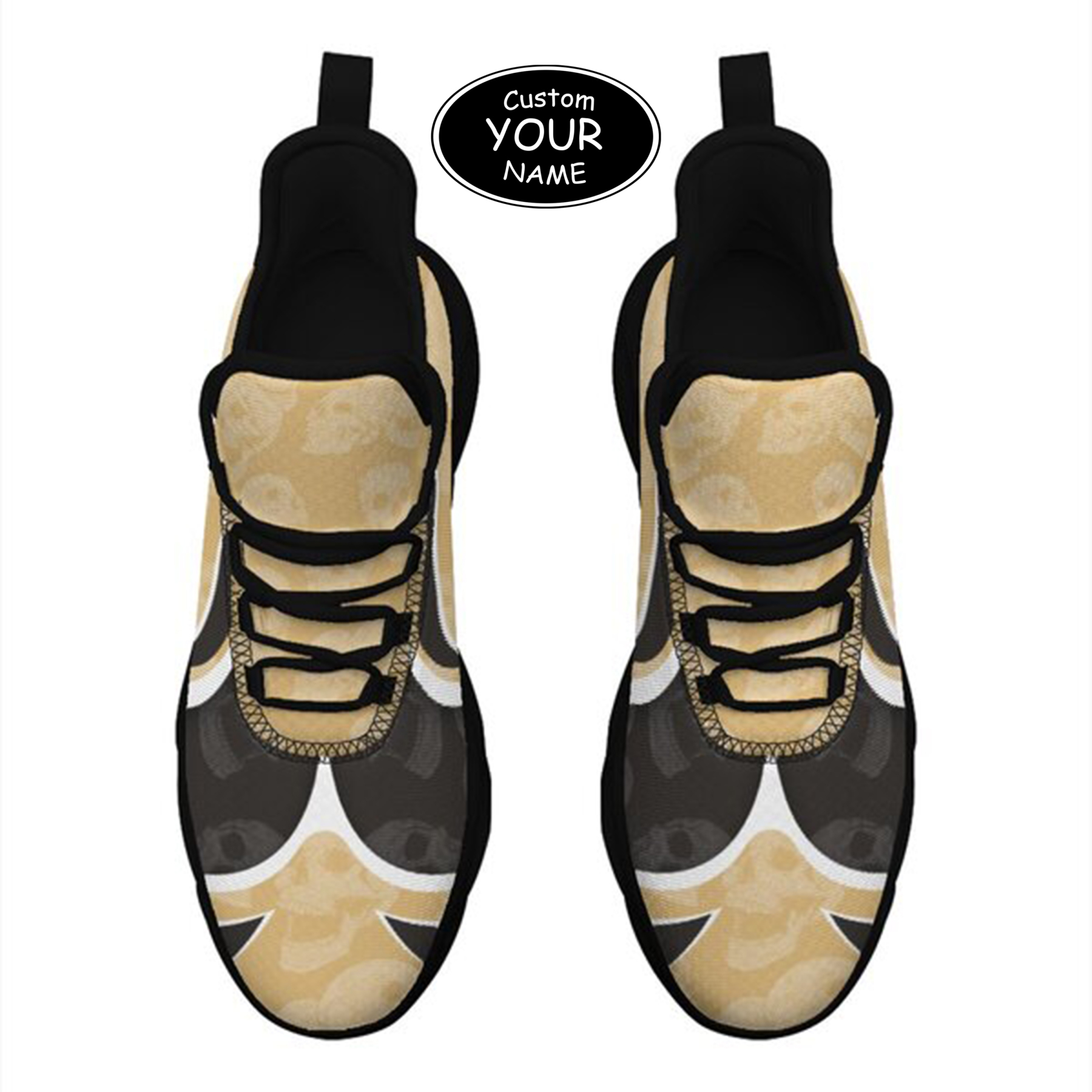 Max Sowl-25-cy-West Point-19-5, Personalized Army Black Knights Custom Max Sowl Shoes, Personalized Skull Sport Footwear, Custom Color-Blocked Running Shoes