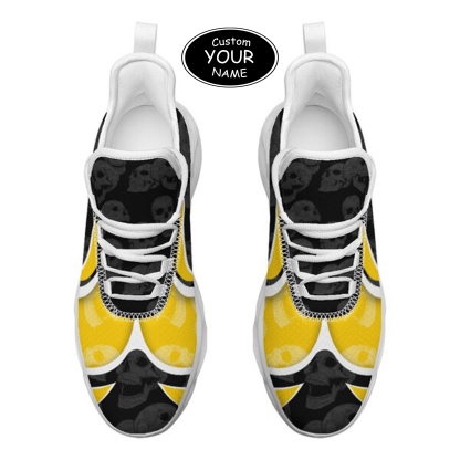 Max Sowl-25-cy-Iowa City-25-5, Personalized Iowa Hawkeyes Custom Max Sowl Shoes, Personalized Sport Footwear, Custom Color-Blocked Running Shoes