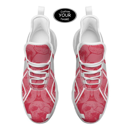 Max Sowl-25-yy-Tuscaloosa-2-5, Personalized Alabama Crimson Tide Custom Max Sowl Shoes, Personalized Skull Sport Footwear, Custom Color-Blocked Running Shoes