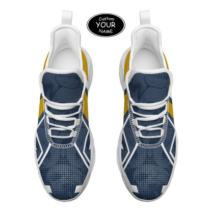 Max Sowl-25-yy-South Bend-5-5, Personalized Notre Dame Fighting Irish Custom Max Sowl Shoes, Personalized Skull Sport Footwear, Custom Color-Blocked Running Shoes