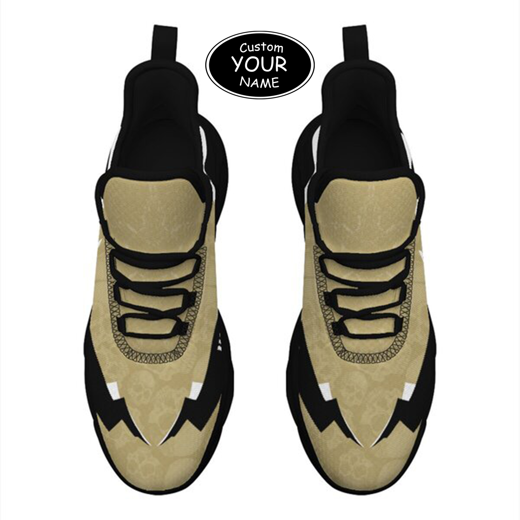 Max Sowl-25-cy-Orlando-11-6, Personalized UCF Knights Custom Max Sowl Shoes, Personalized Skull Sport Footwear, Custom Color-Blocked Running Shoes